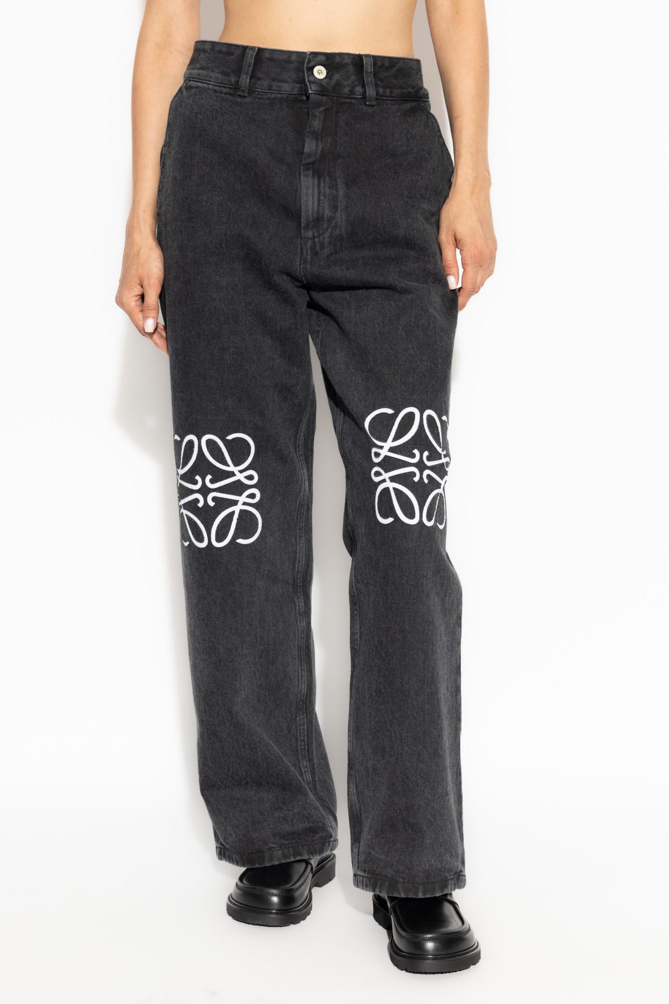 loewe-BLACK-Straight-Leg-Jeans