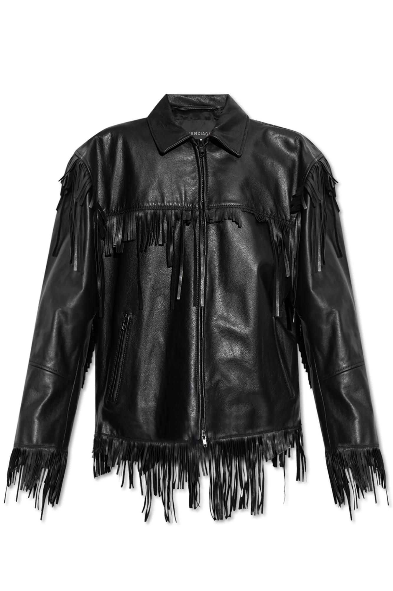 Balenciaga Leather jackets for Women | Online Sale up to 75
