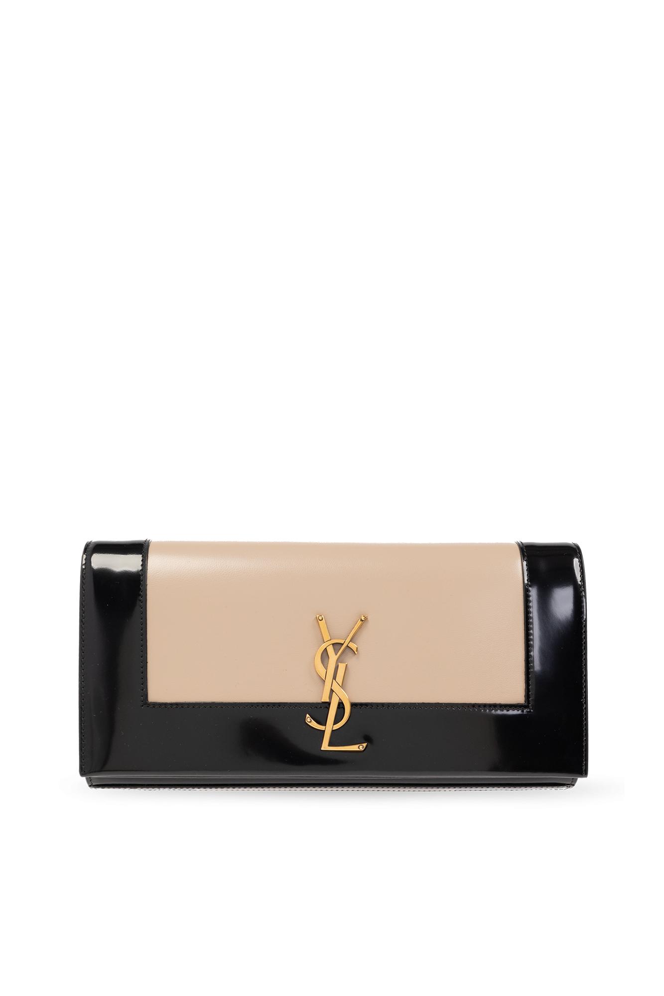 Patent leather clutch bag Louis Vuitton Beige in Patent leather