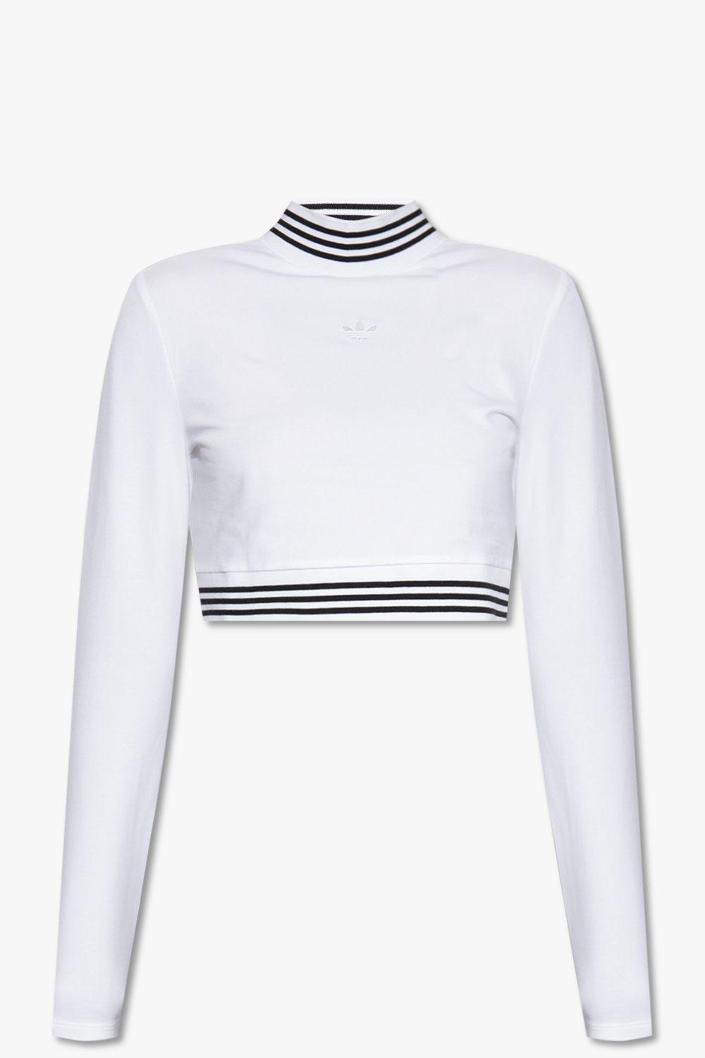 adidas Originals Cropped Top in White | Lyst
