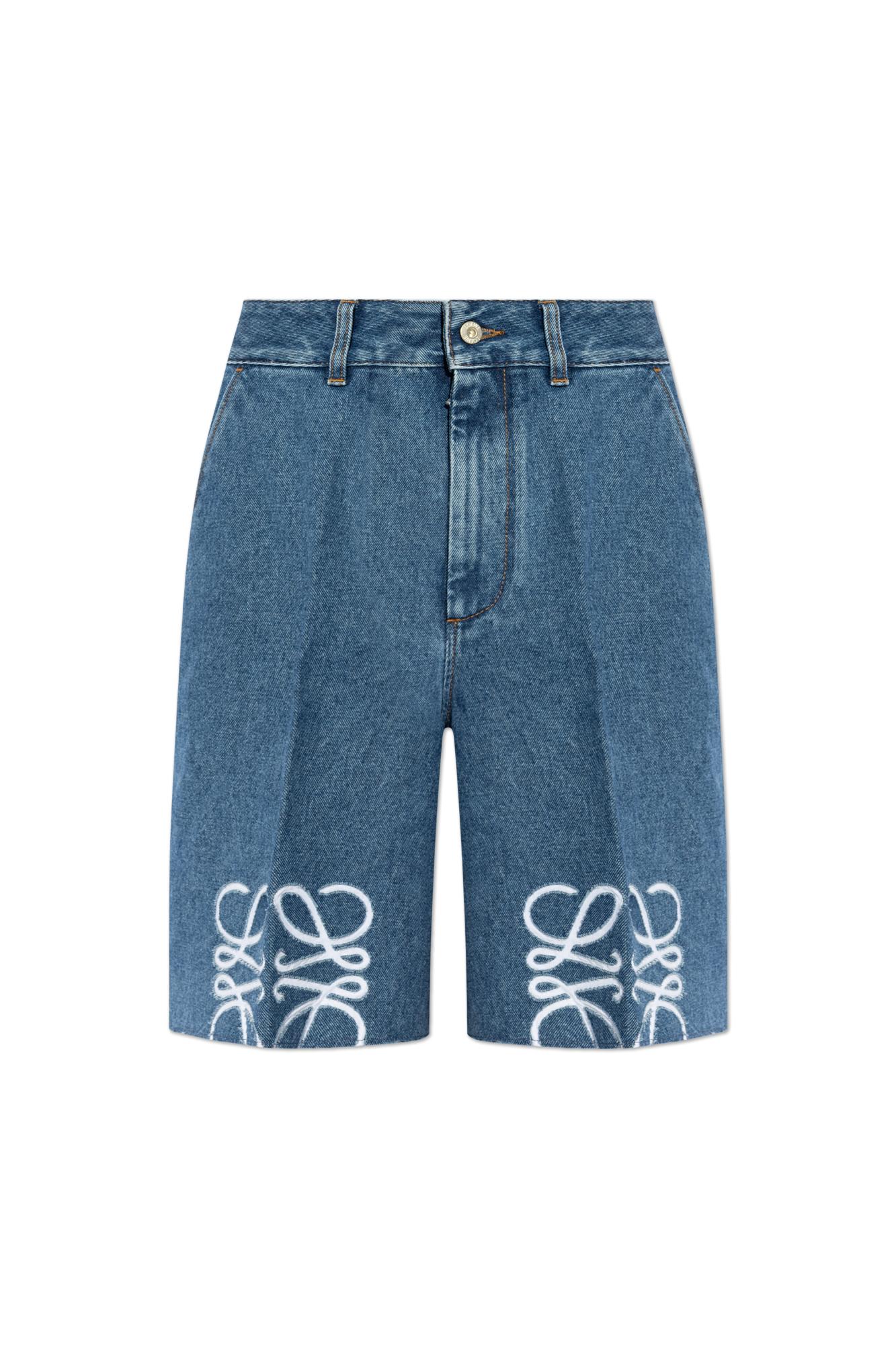 Loewe Jeans Shorts in Blue | Lyst