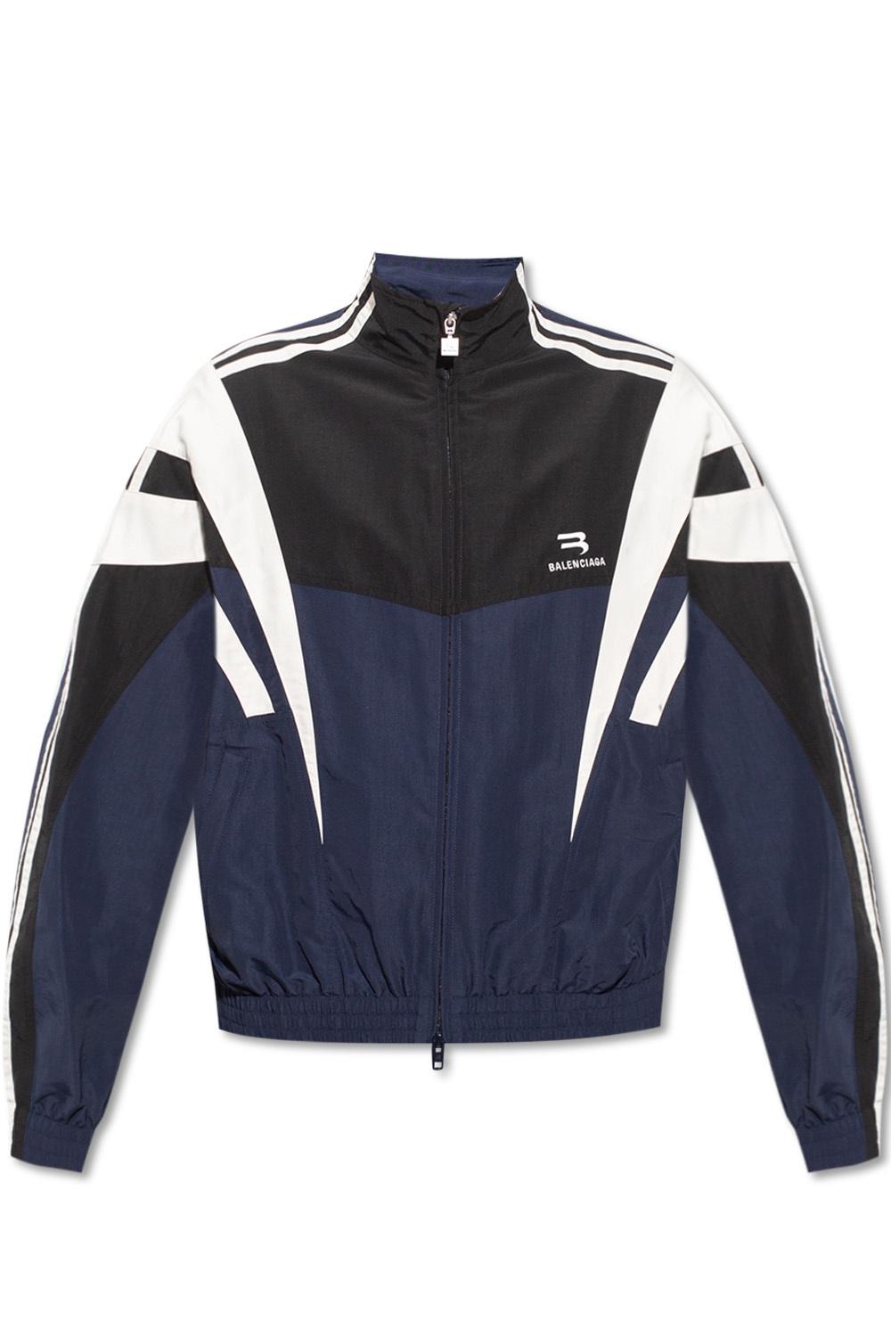 Balenciaga 'sporty B' Track Jacket in Blue for Men | Lyst Canada