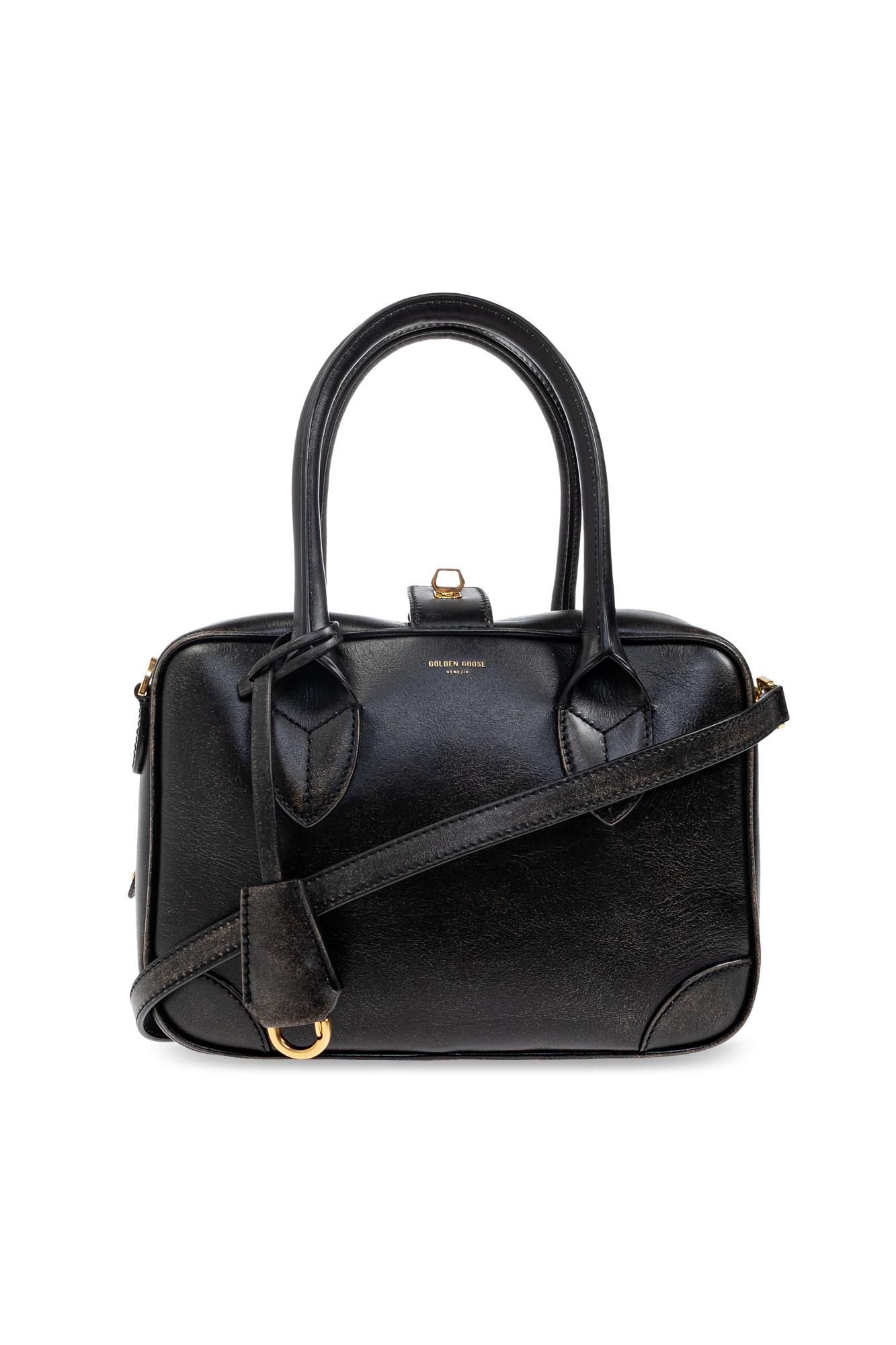 ハンドバッグ Golden Deluxe Brand Black Leather Vita Handbag Golden Goose Handbag Vita in Black | Lyst