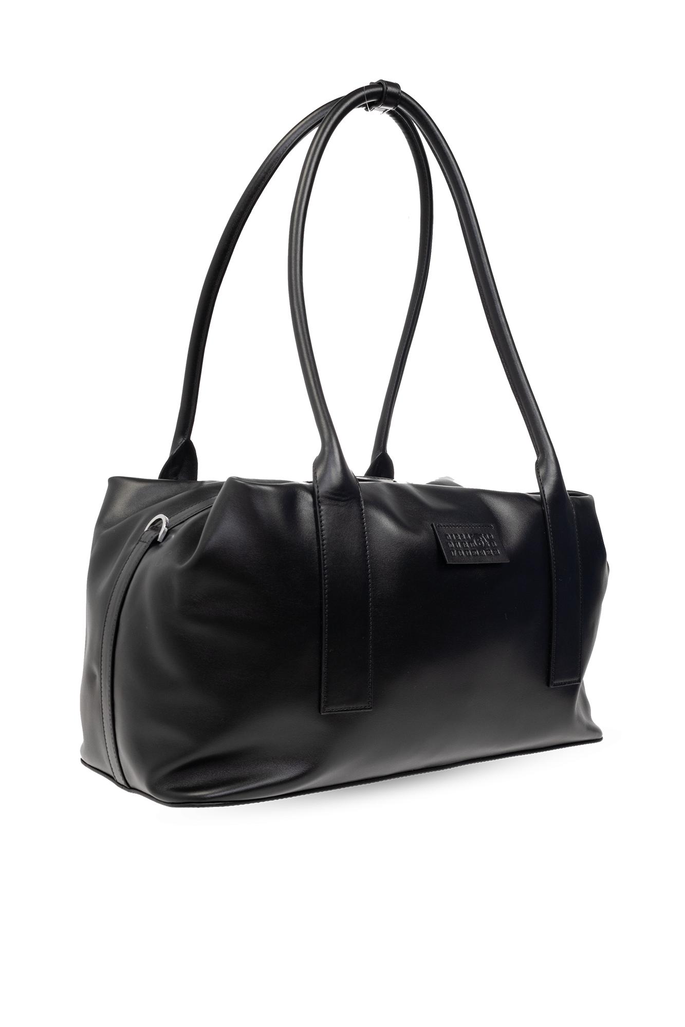 【最安値】MM6 Maison Martin Margiela 黒レザーバッグ mm6-by-maison-martin-margiela-