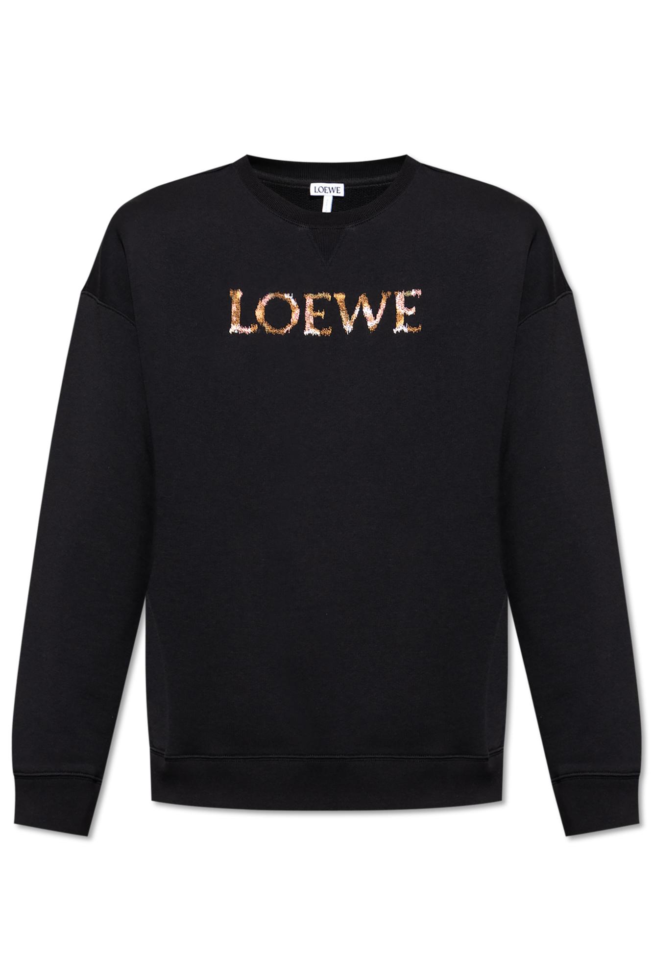 【LOEWE】 SWEATSHIRT WITH LOGO Loewe x On logo jersey sweatshirt Loewe