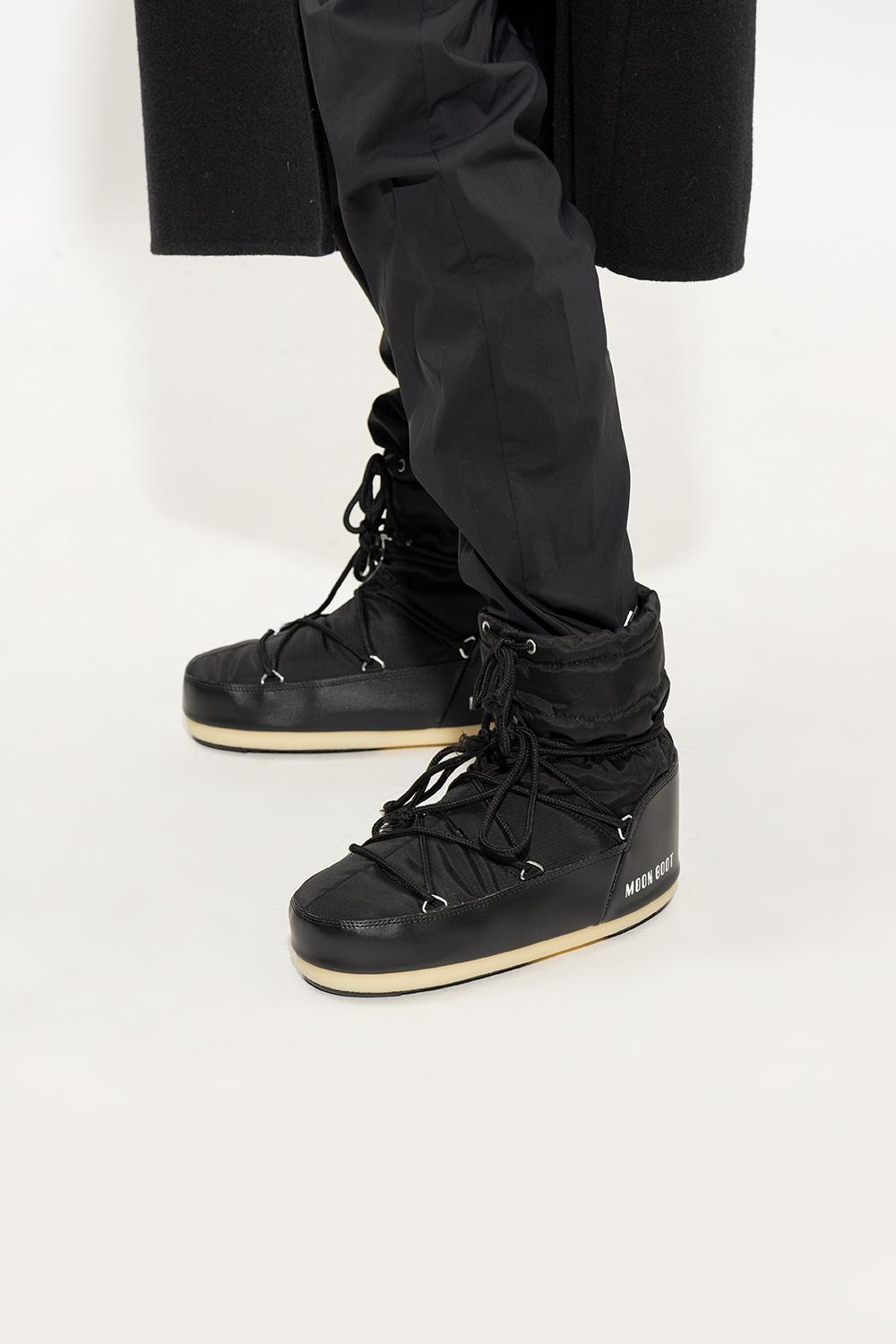 Moon Boot 'light Low' Snow Boots in Black for Men | Lyst
