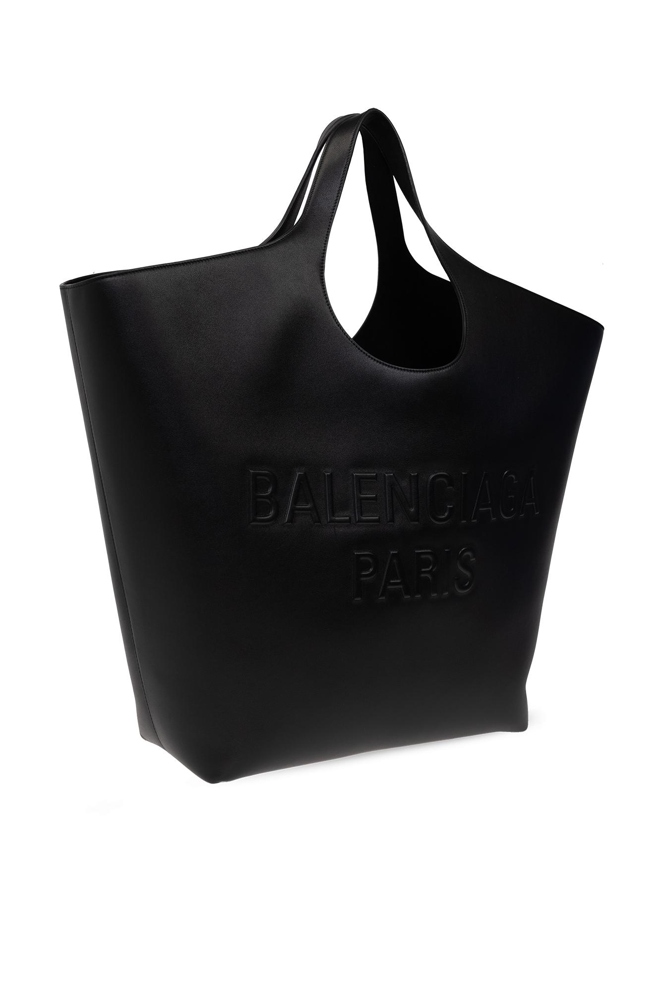 Mary Kate Leather Tote Bag in Black - Balenciaga