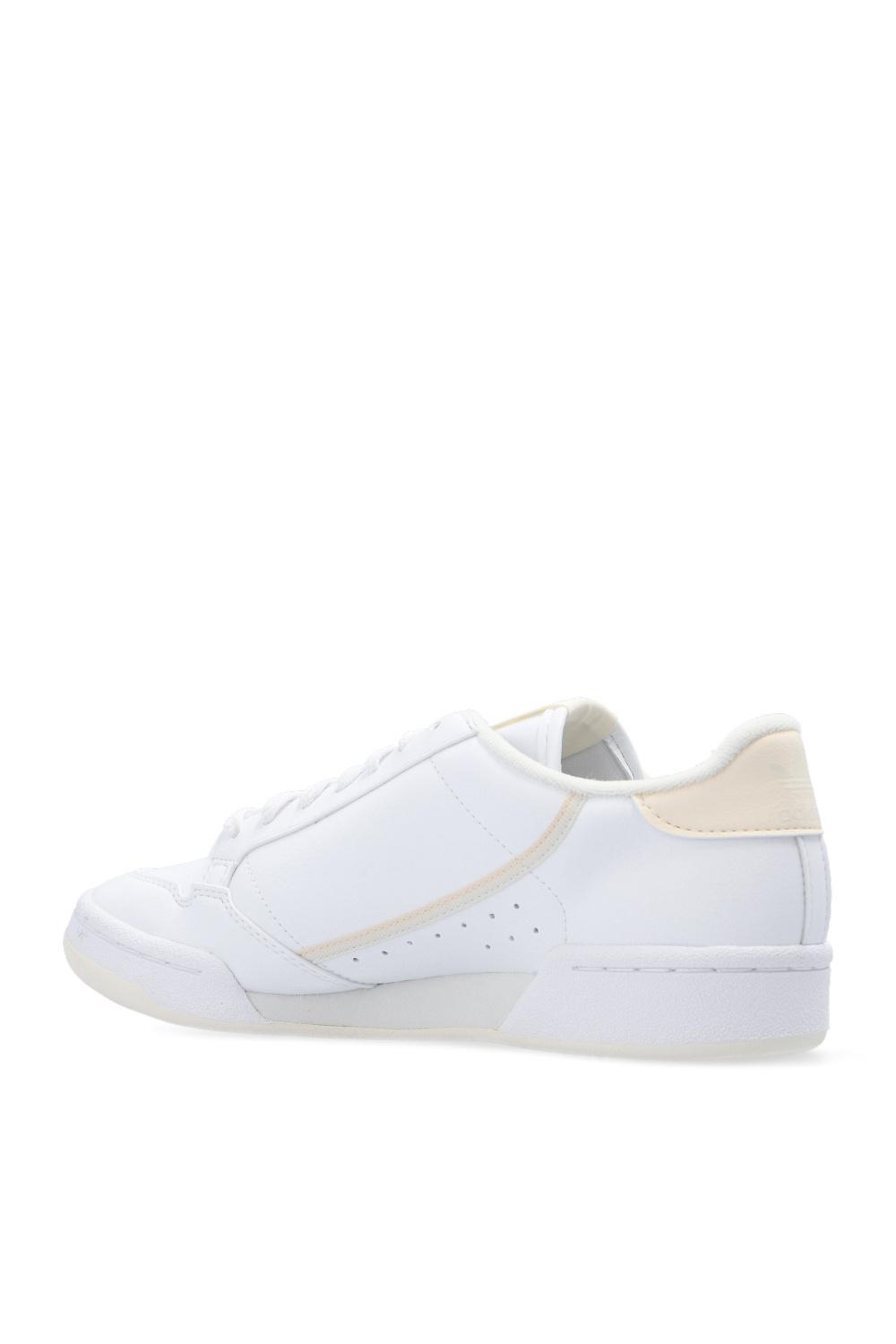 adidas Originals Leather 'continental 80 Vegan' Sneakers in White | Lyst