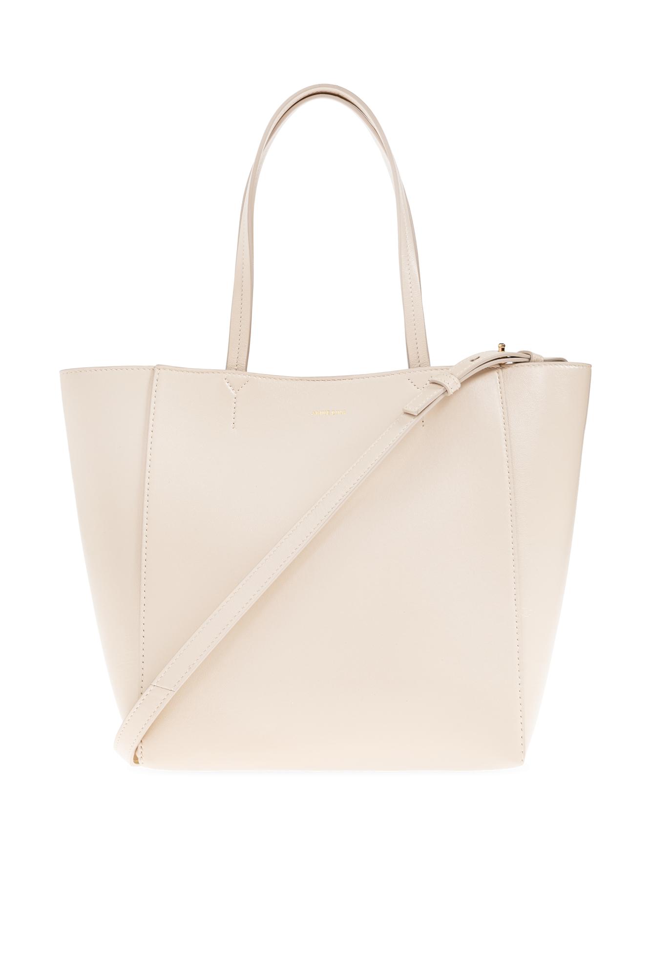 トートバッグ Cabas Lou Monogramme - ANINE BING - Leather - Beige Anine Bing Cabas Lou Monogramme - Leather - Beige Tote Bag