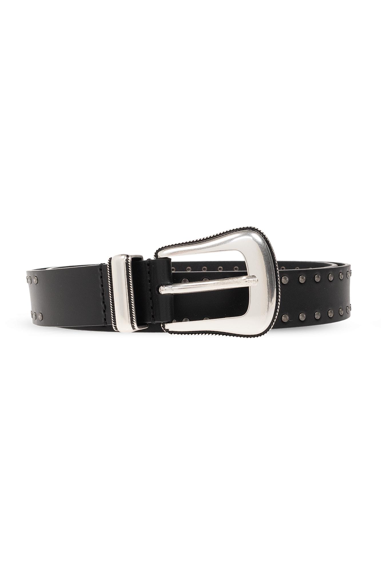 IRO 'dorsy' Leather Belt in Black | Lyst