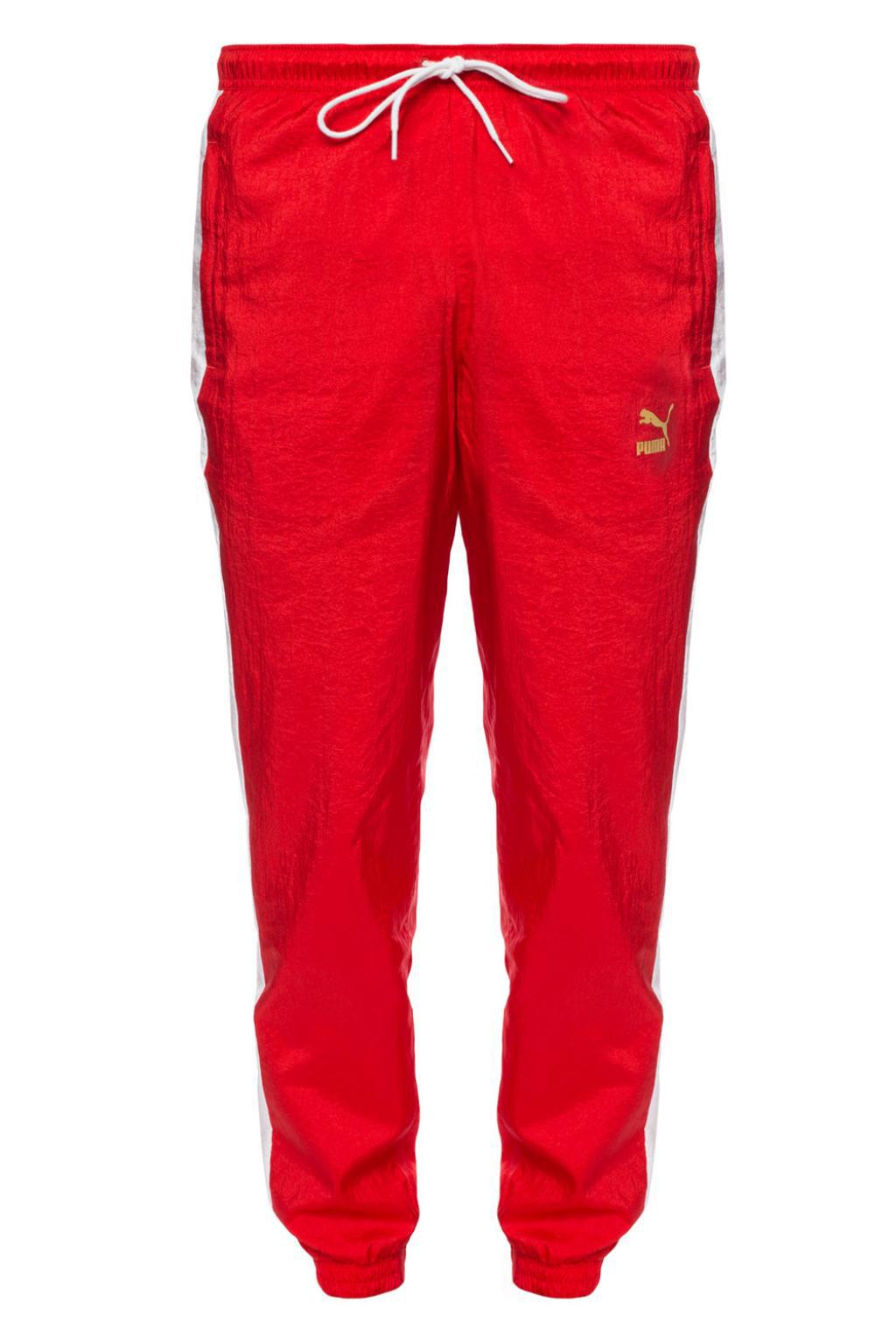 puma sweatpants red > Clearance shop