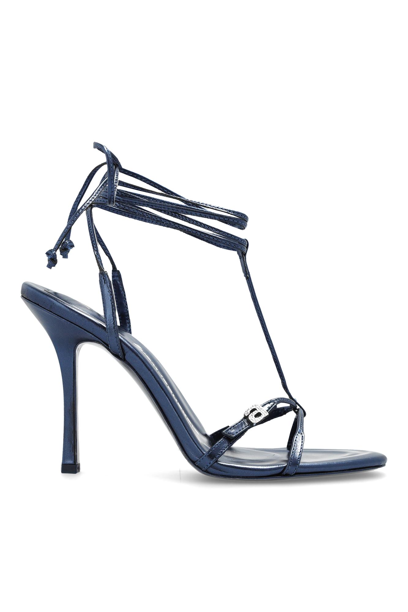 Alexander Wang 'lucienne' Heeled Sandals in Blue | Lyst