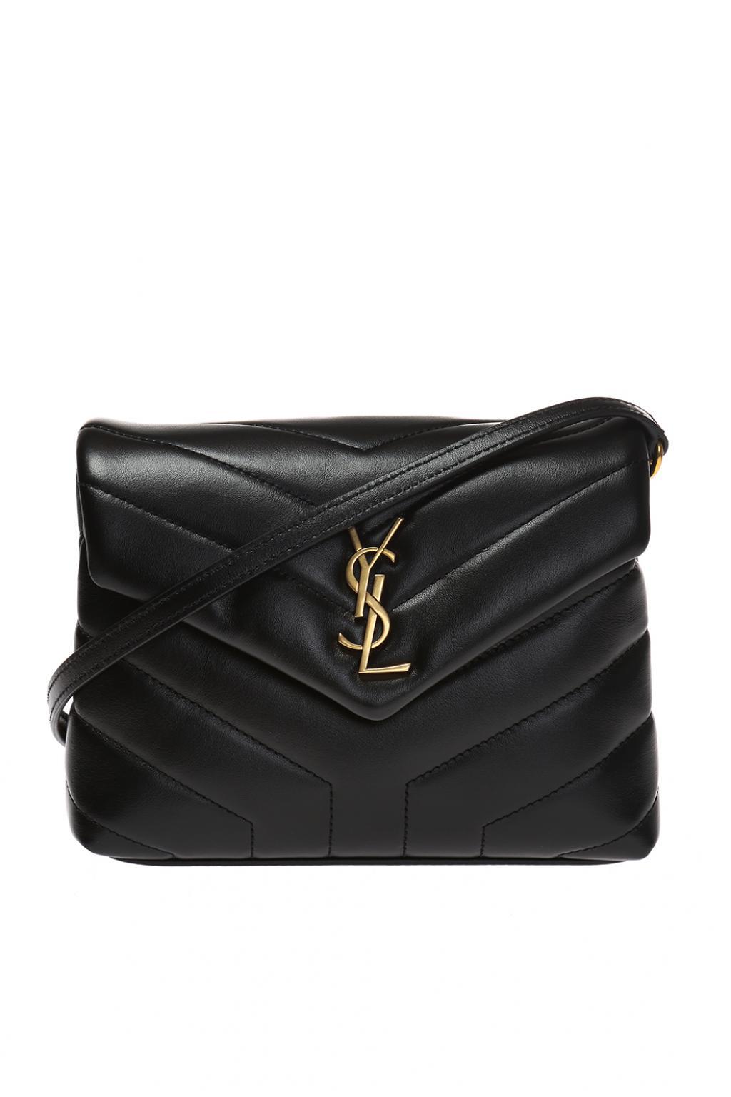 Saint Laurent Leather Toy Loulou Shoulder Bag in Black Save 12 Lyst