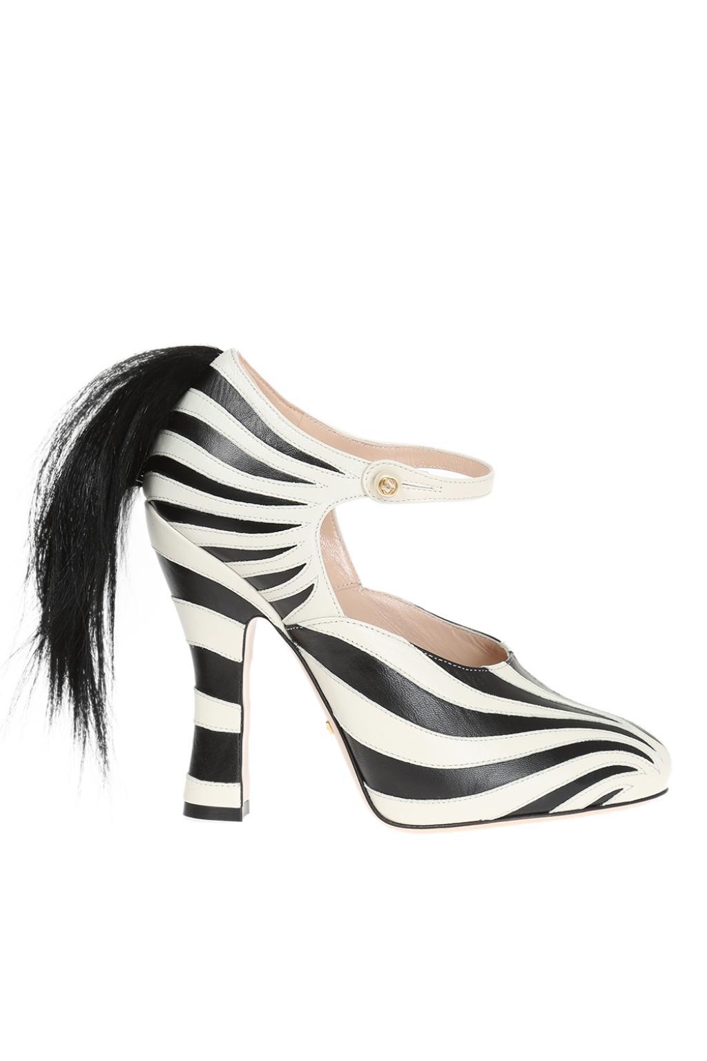 zebra gucci shoes