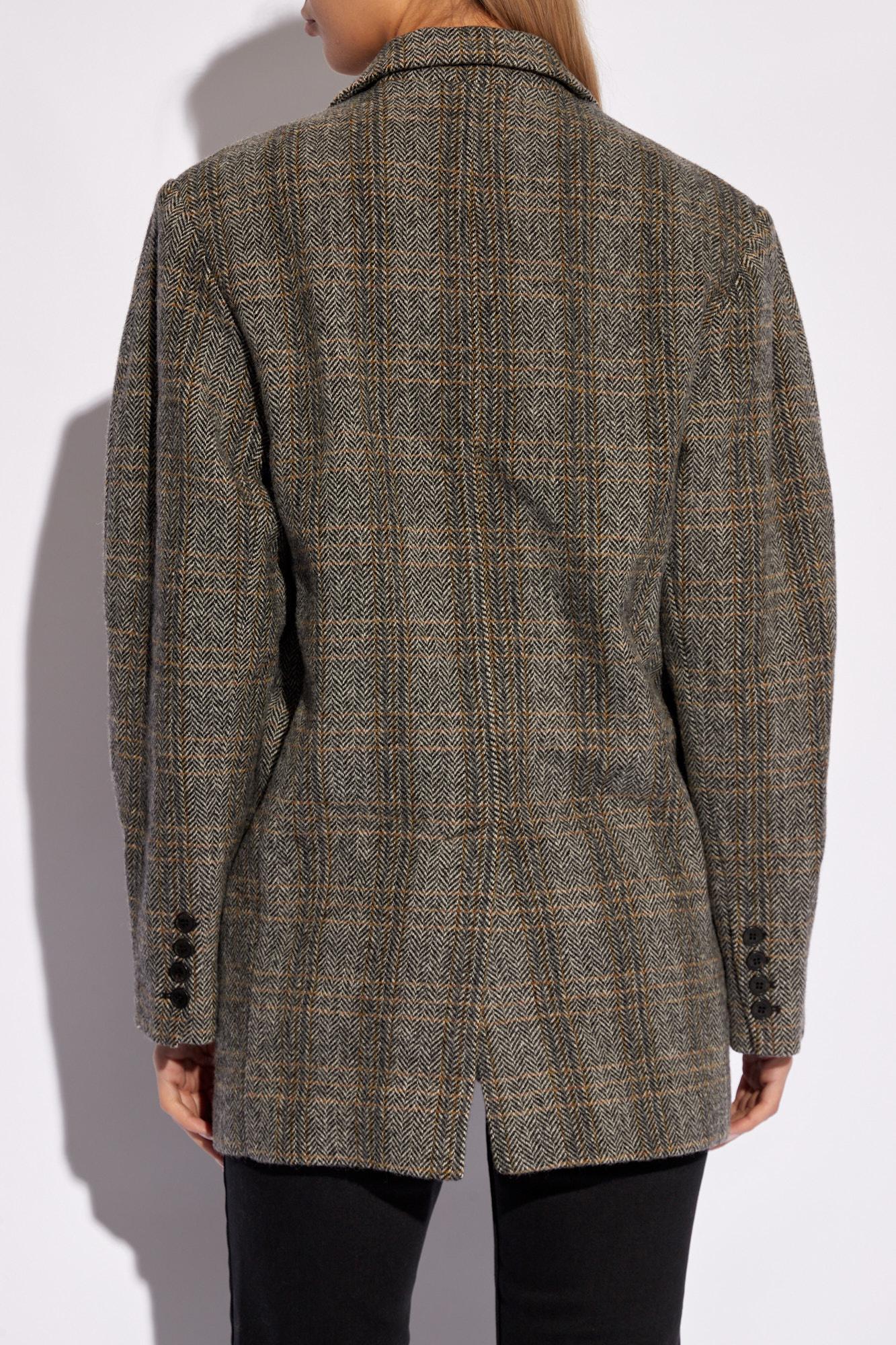 MARANT ÉTOILE Adilinko organic wool blazer - Neutrals