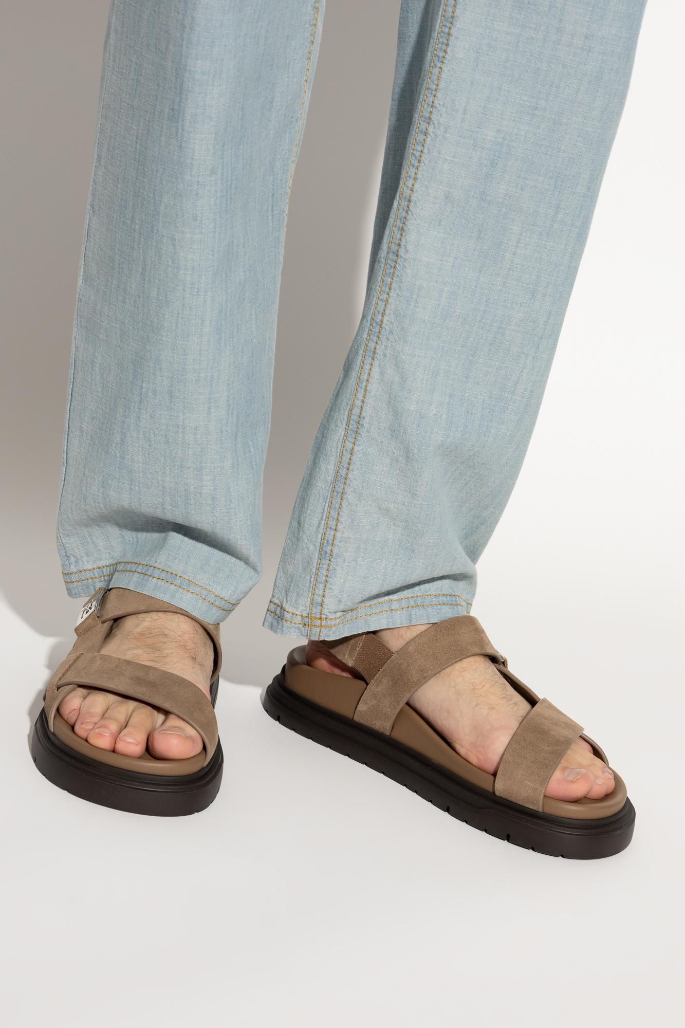 Fendi Leather sandals for Men | Online Sale up to 43% off | Lyst