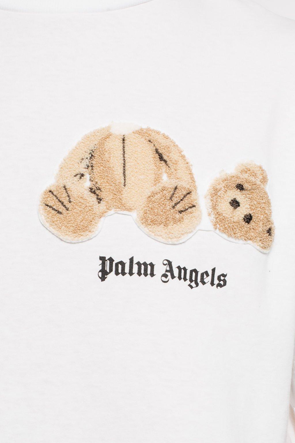 Palm Angels Cotton Teddy Bear T-shirt in White for Men - Lyst