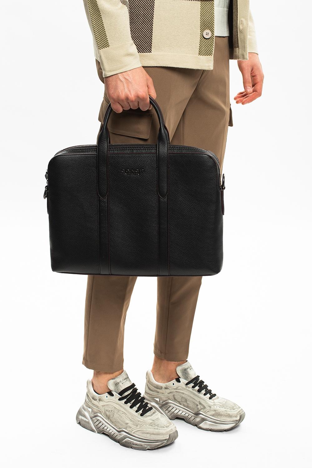 COACH Metropolitan Soft Briefcase in Black for Men Lyst