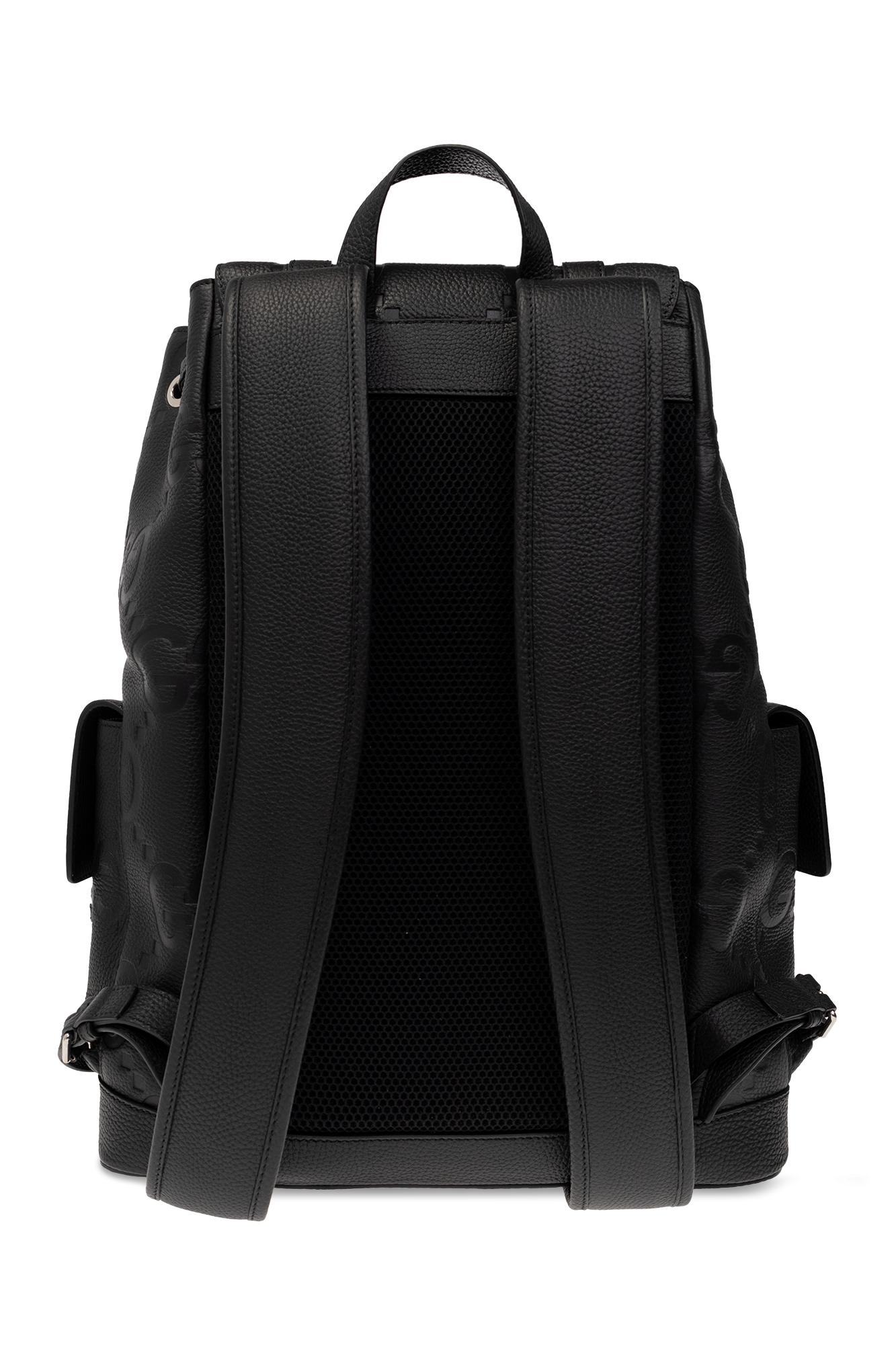 Gucci Leather Backpack in Black for Men