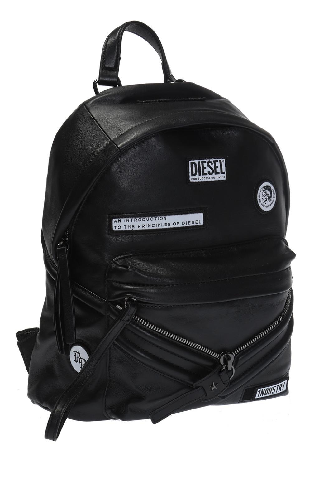 diesel le zipper backpack