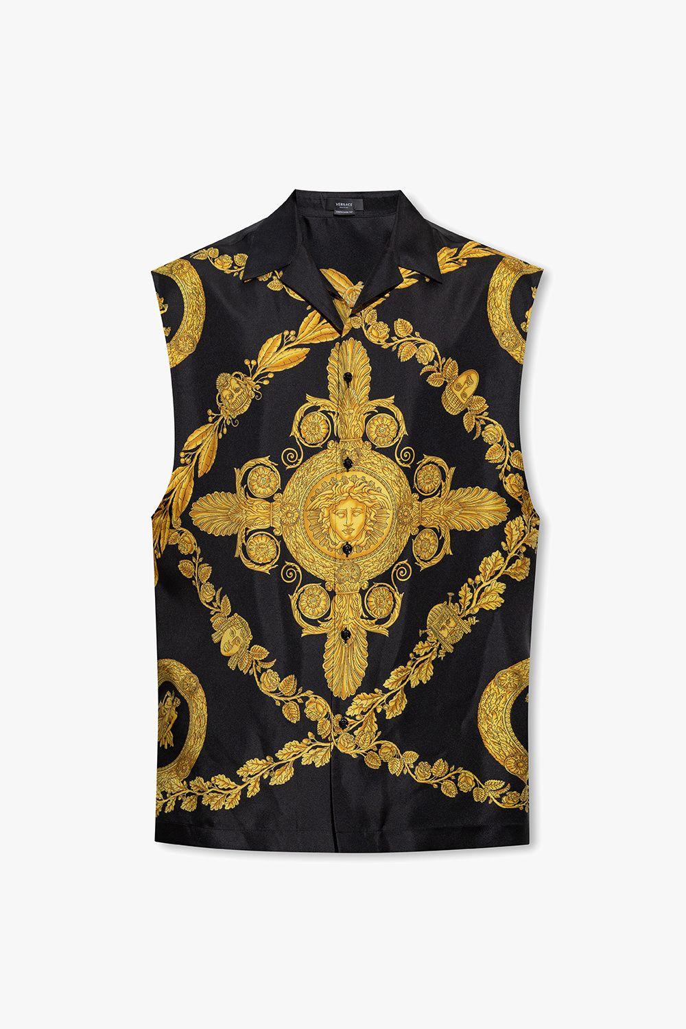 Versace Pre-Owned metallic sleeveless shirt