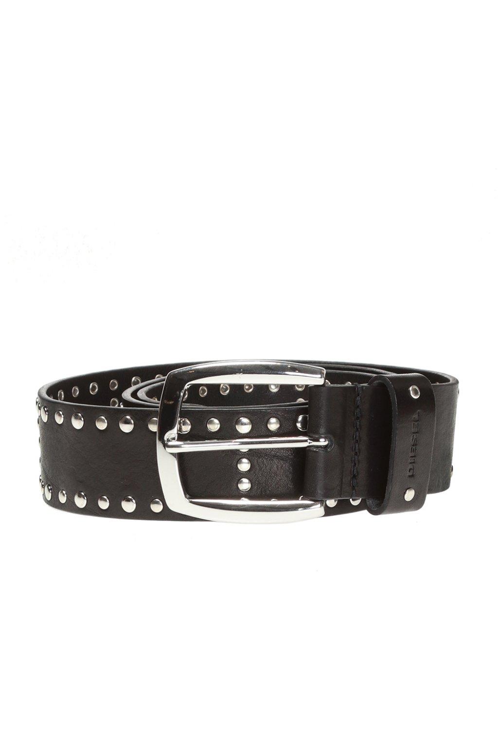 diesel belt leather