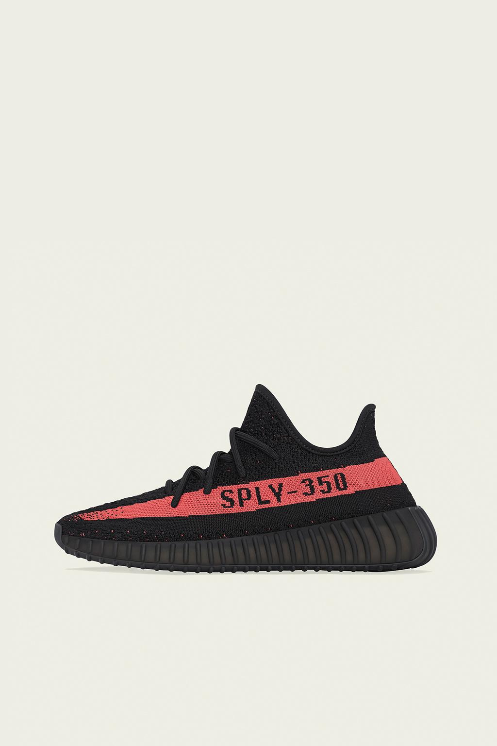 adidas Yeezy Boost 350 V2 Core Black Red | Lyst Australia