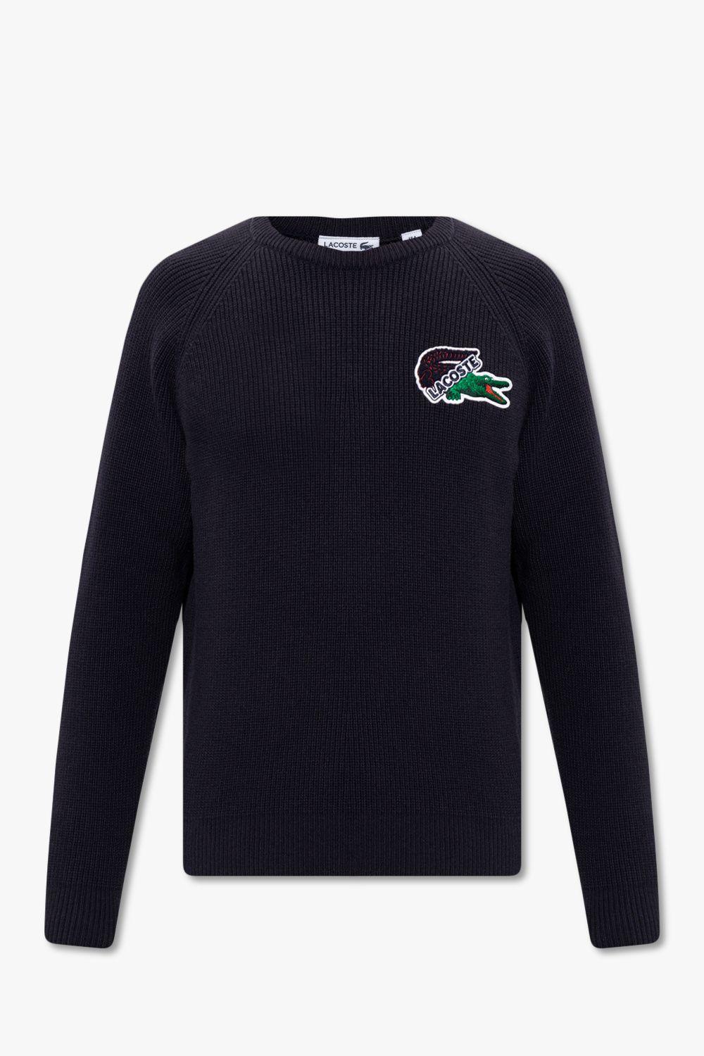 Lacoste Wool Sweater in Blue for Men | Lyst