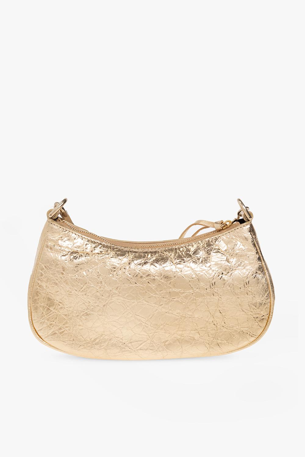 Balenciaga Leather 'le Cagole Mini' Shoulder Bag in Gold (Metallic) | Lyst  Canada