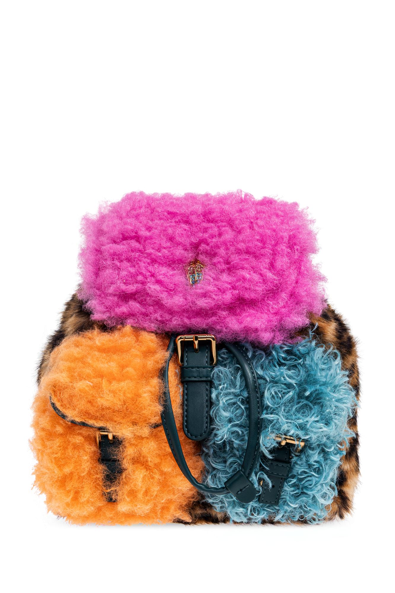 ??KURT GEIGER LONDON SMALL HOXTON MULTICOLOR?FUR BACKPACK??? Kurt Geiger London Shoulder Bags main image 2