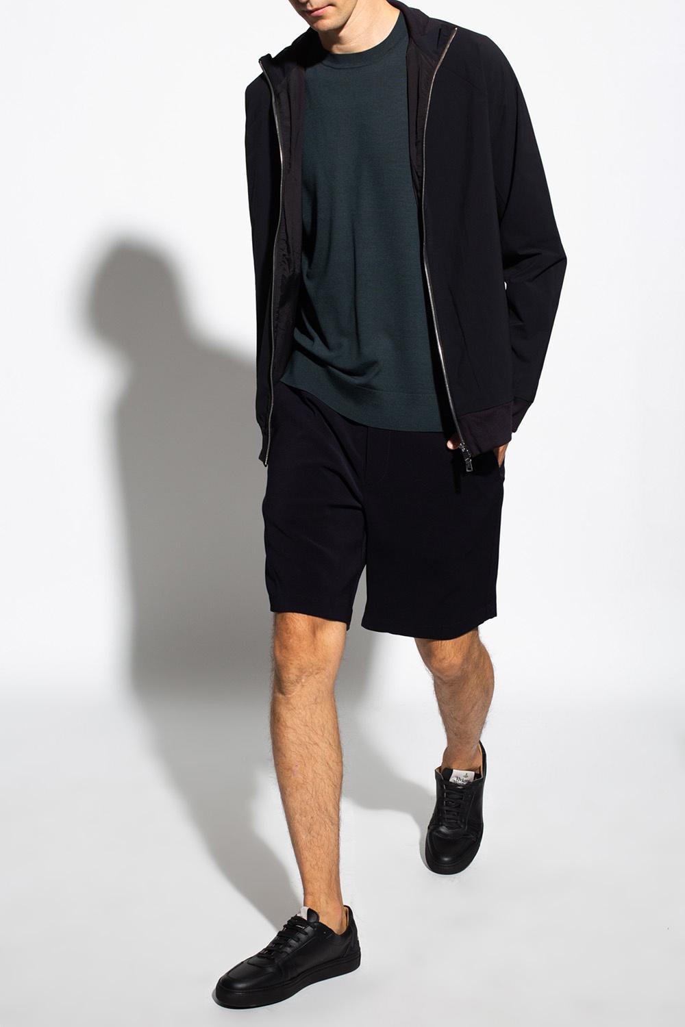 theory stand collar jacket