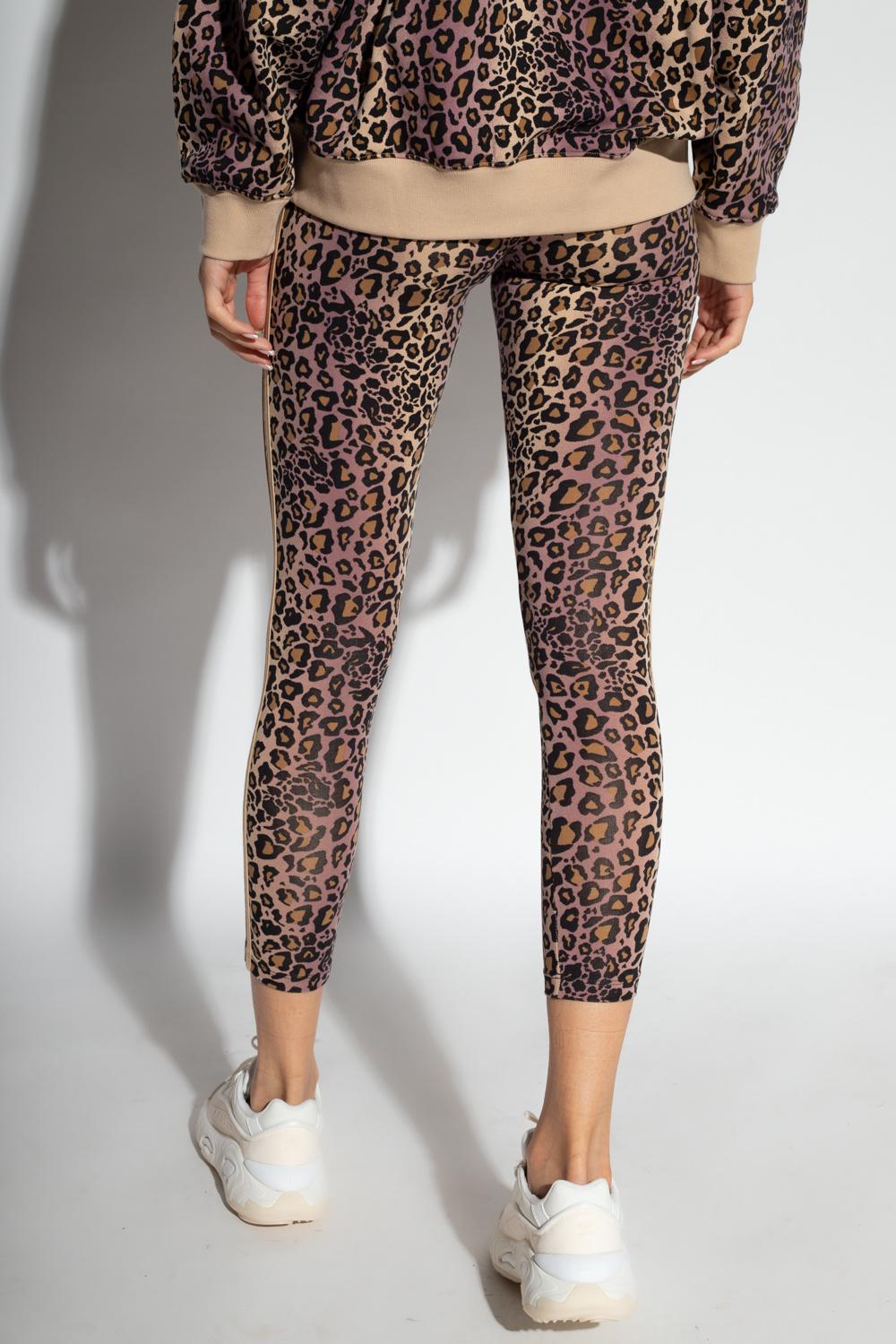 adidas Originals Leggings With Animal Pattern in Natural | Lyst