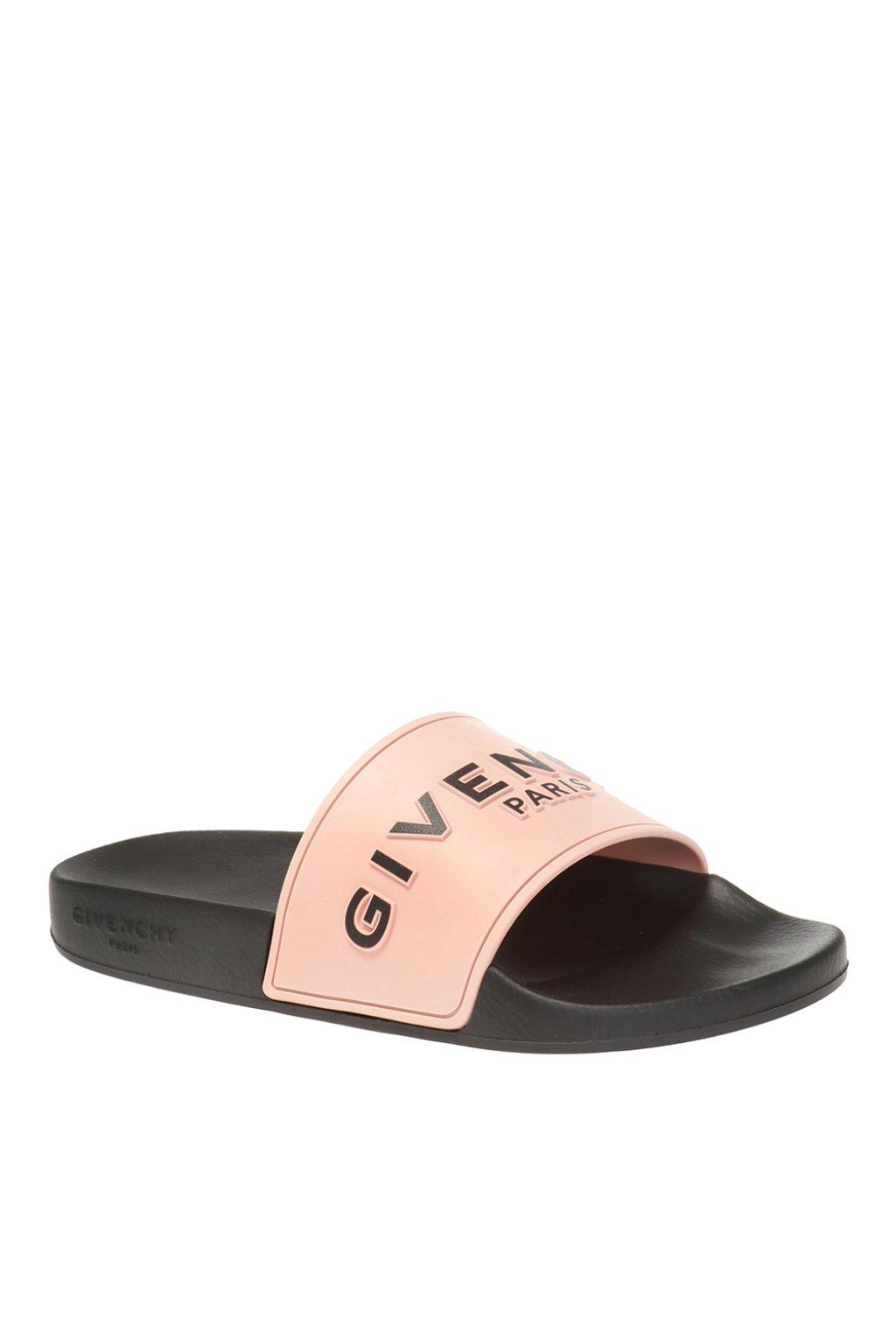 Givenchy Logo Rubber Slide Sandals in 