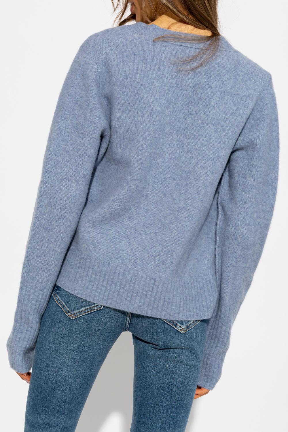 AllSaints 'rufa' Wool Cardigan in Blue 