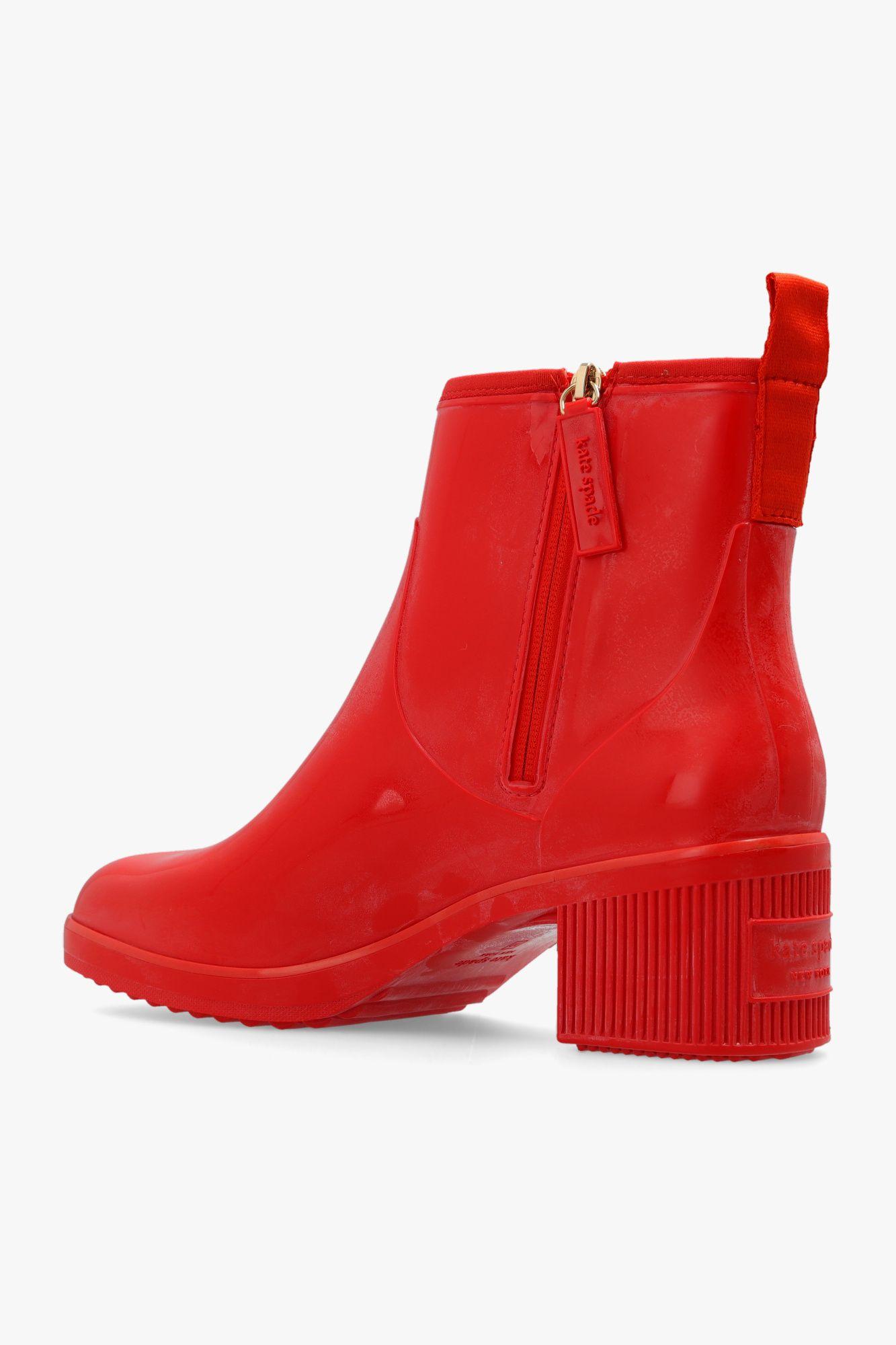 Kate spade top ankle rain boots