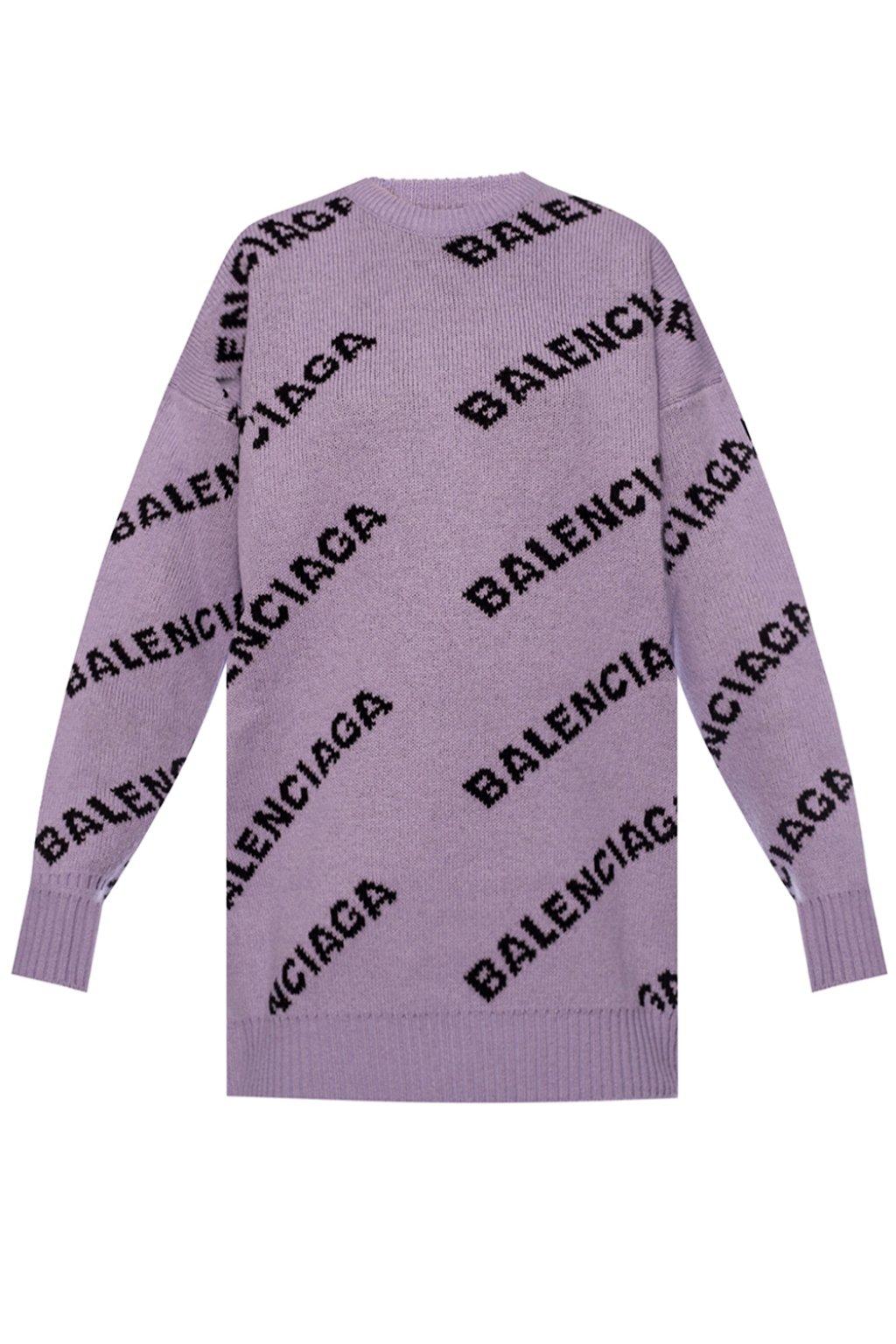 lilac balenciaga sweater
