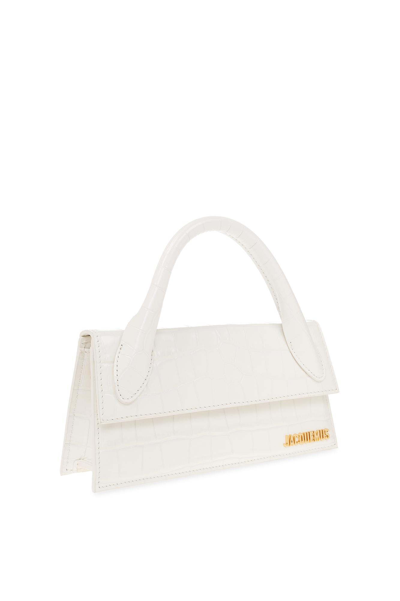 White Chiquito medium leather handbag, Jacquemus