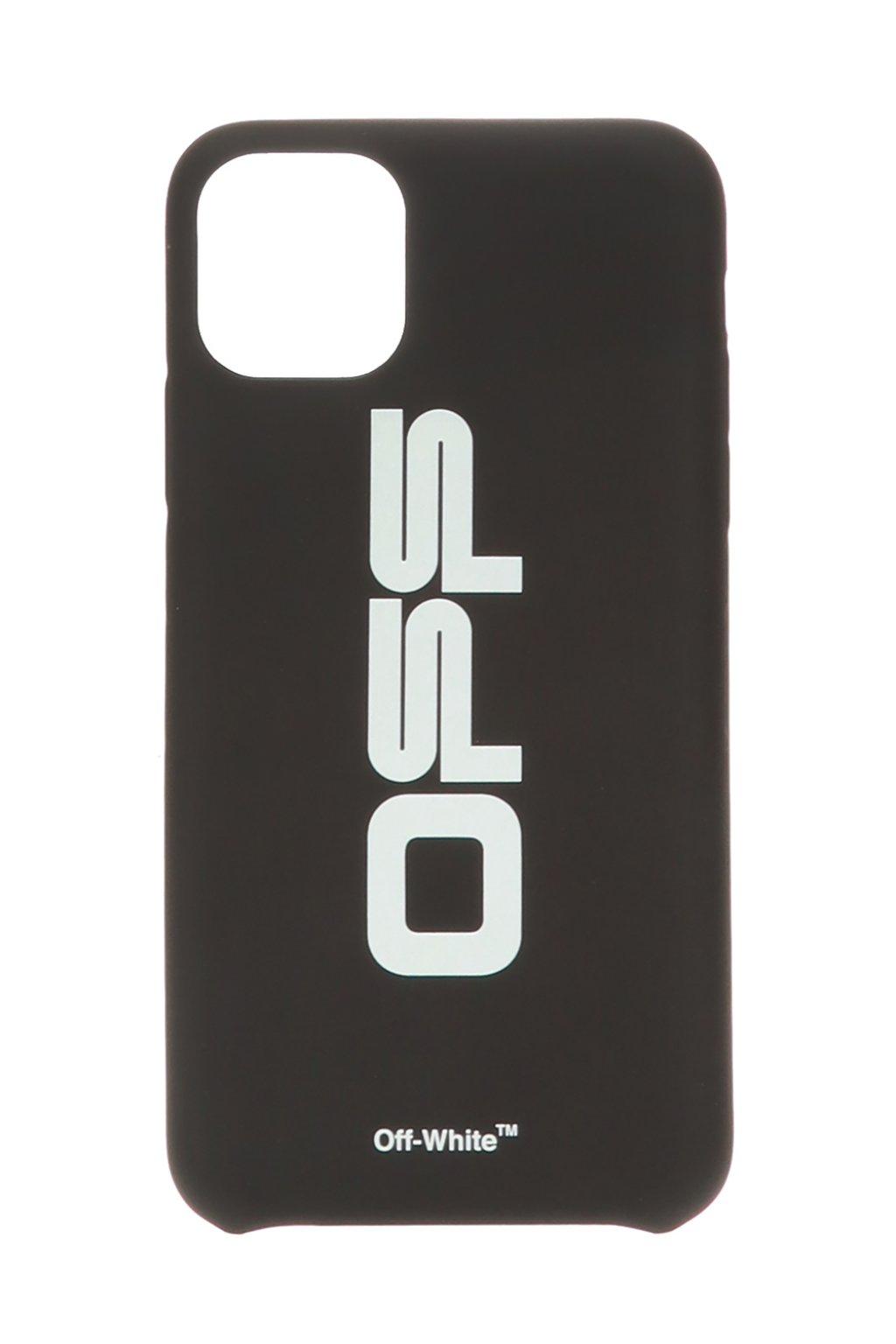 Off-White c/o Virgil Abloh Logo Print Iphone 11 Pro Case in Black 