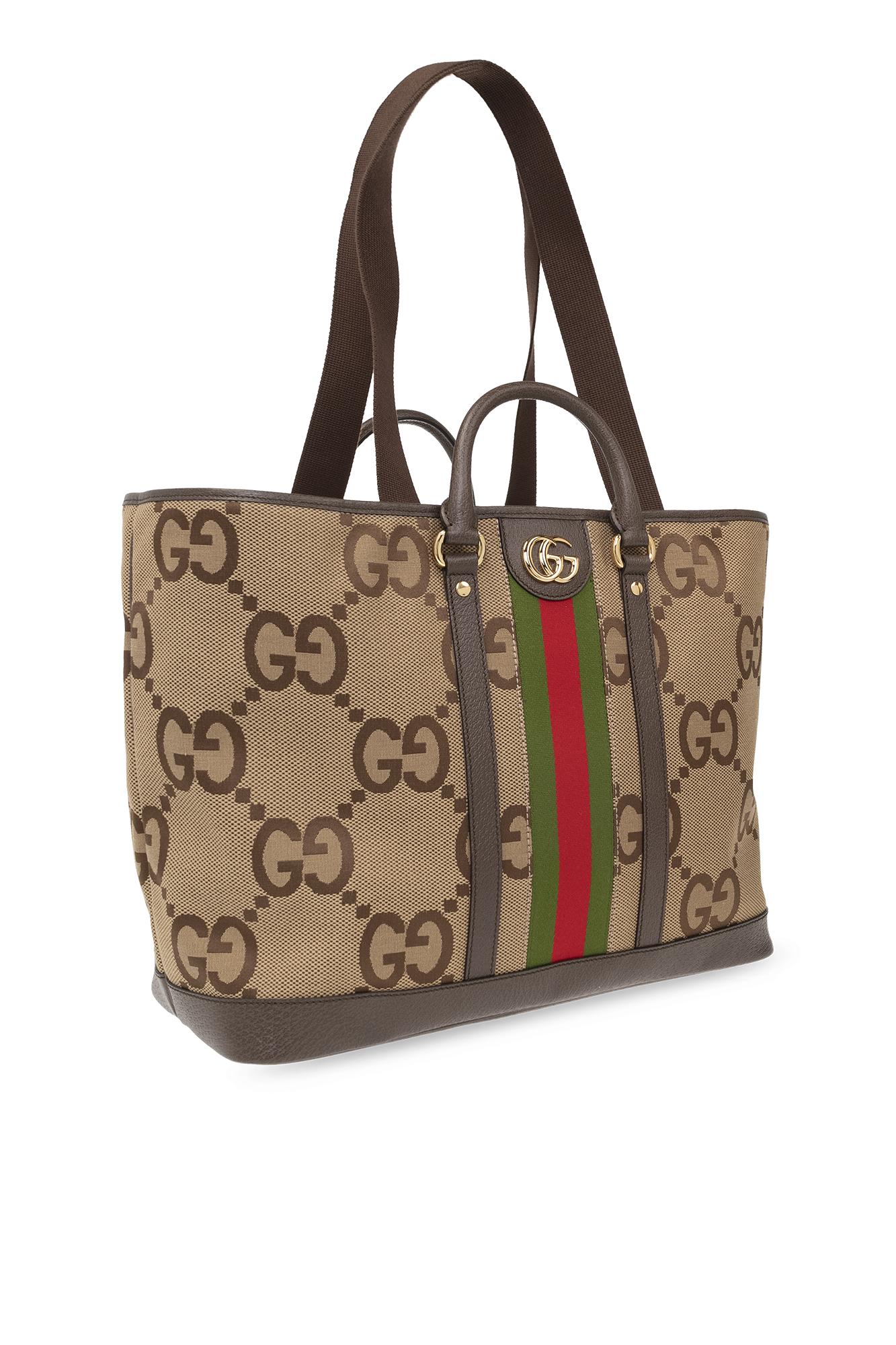 Gucci Shopper Bag With Logo in Brown for Men | Lyst