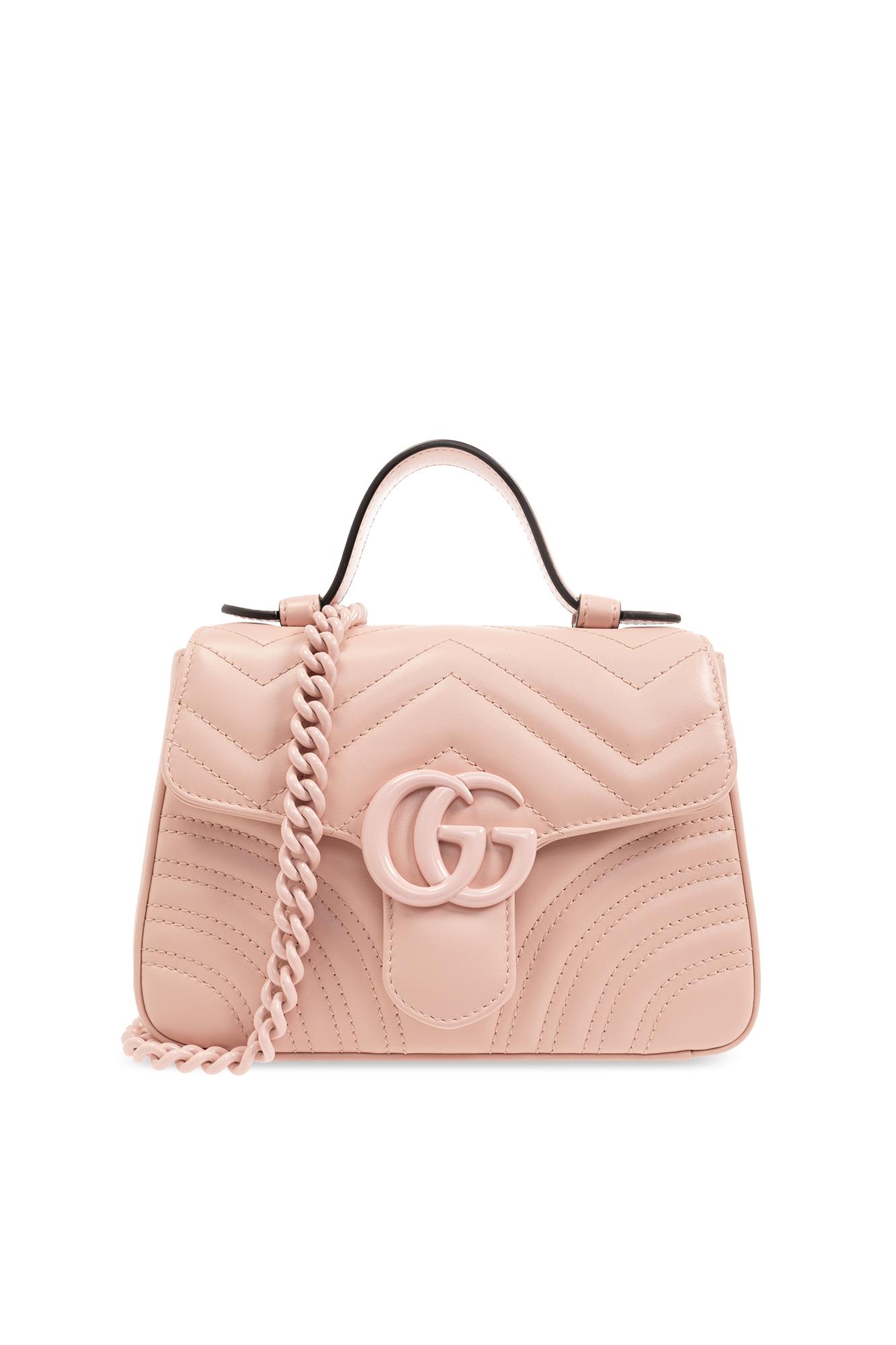 Gucci gg marmont deals top handle bag