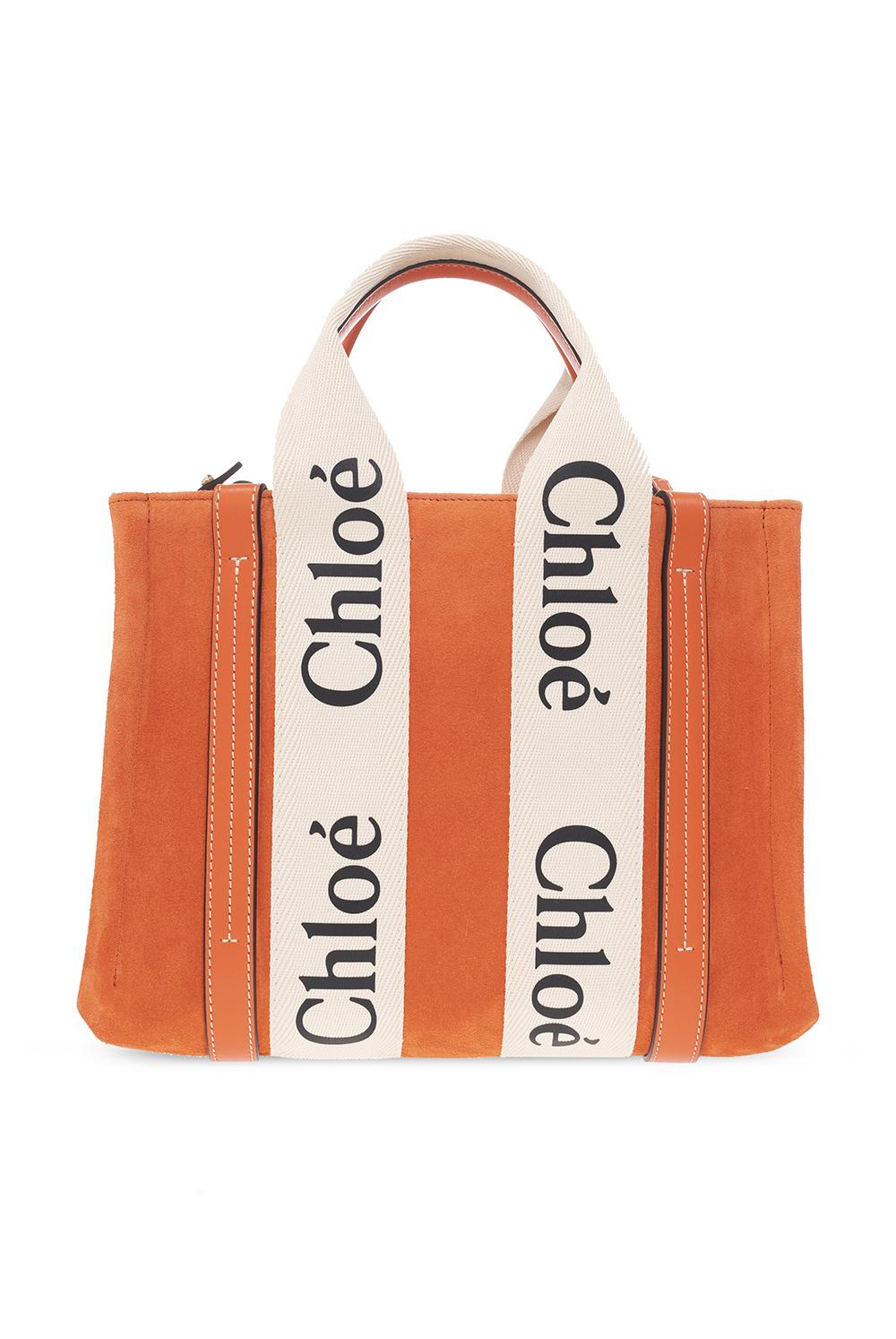 Chloe woody Small Shopper Bag in Orange Lyst UK