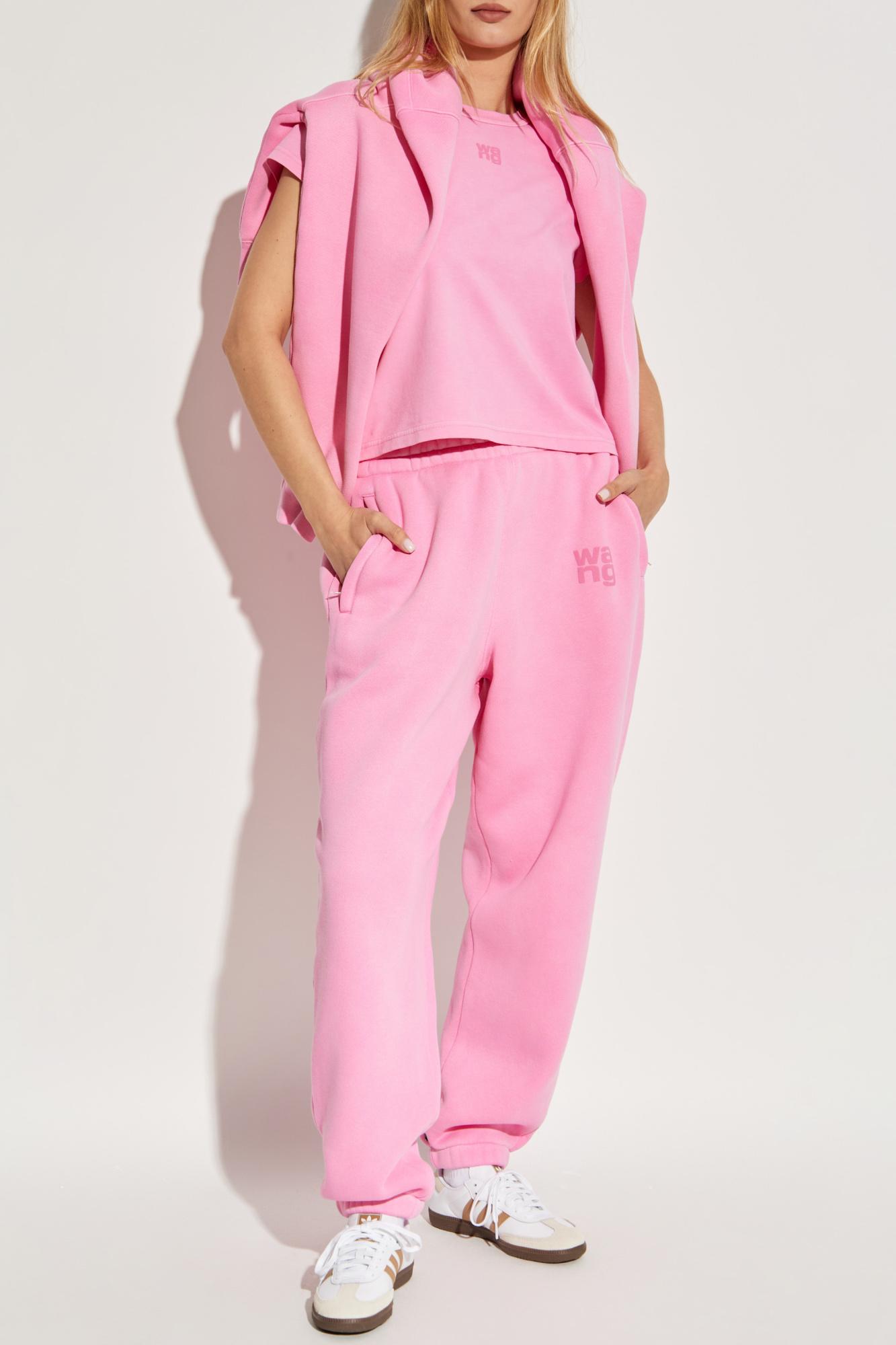 フィットネスボトムス T BY ALEXANDER WANG Women Training Pants 4CC3244403 402D BLU T BY ALEXANDER WANG Women Training Pants 4CC3244403 402D BLU