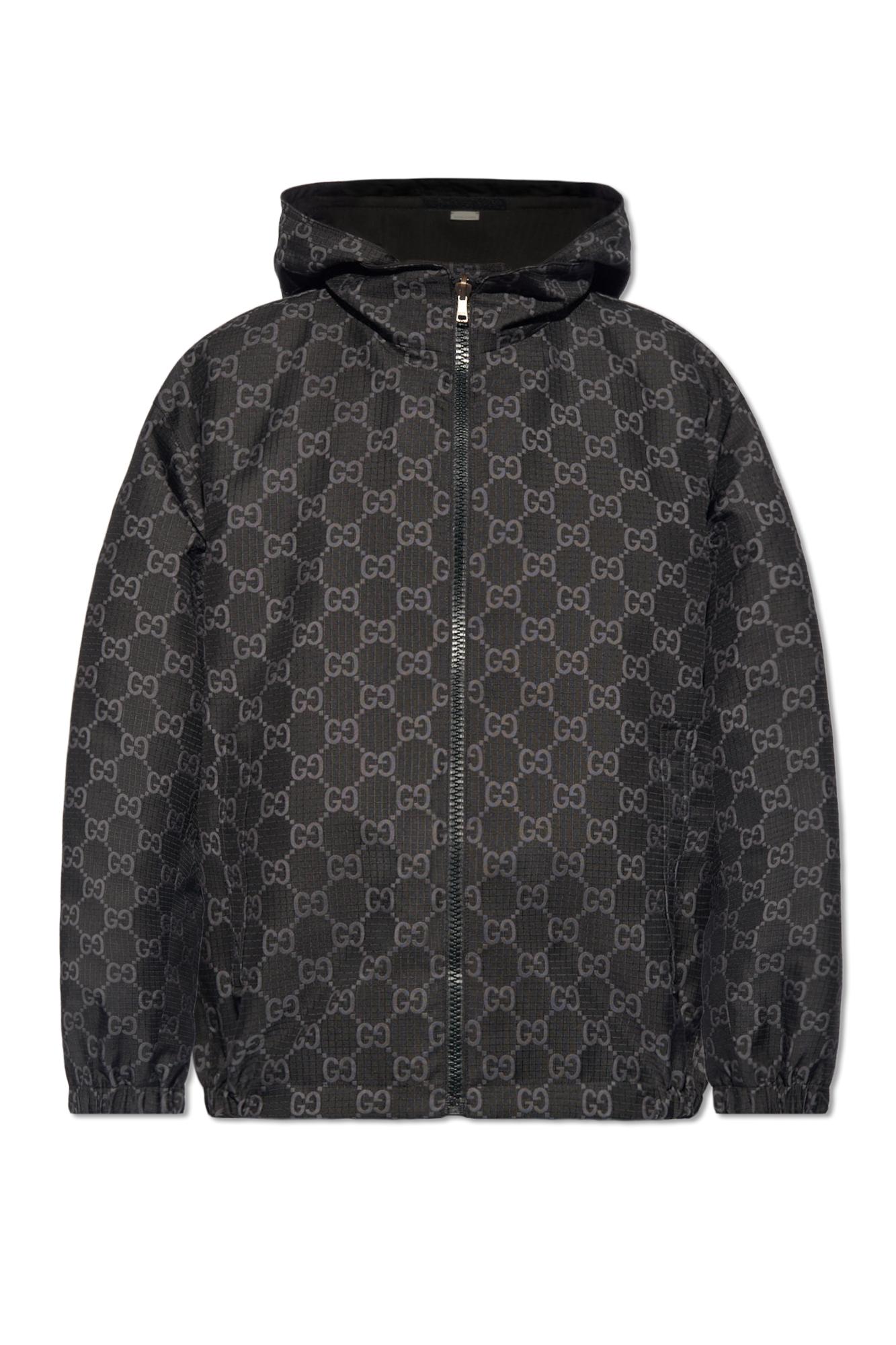 Gucci nylon jacket.（Lightweight GG nylon jacquard jacket in