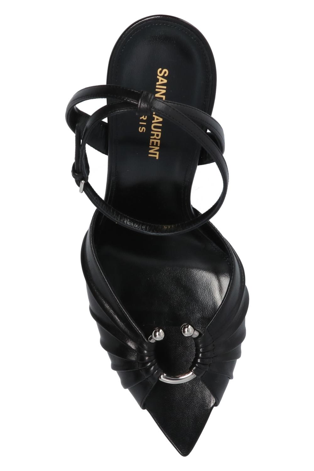 シューズ・サンダルその他 SAINT LAURENT Woman Heeled sandals Black 8076421TV00 1000 SAINT LAURENT: Shoes woman - Black | Saint Laurent heeled