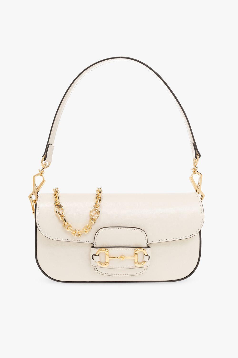 Gucci Horsebit 1955 Shoulder Bag White - Nice Bag™