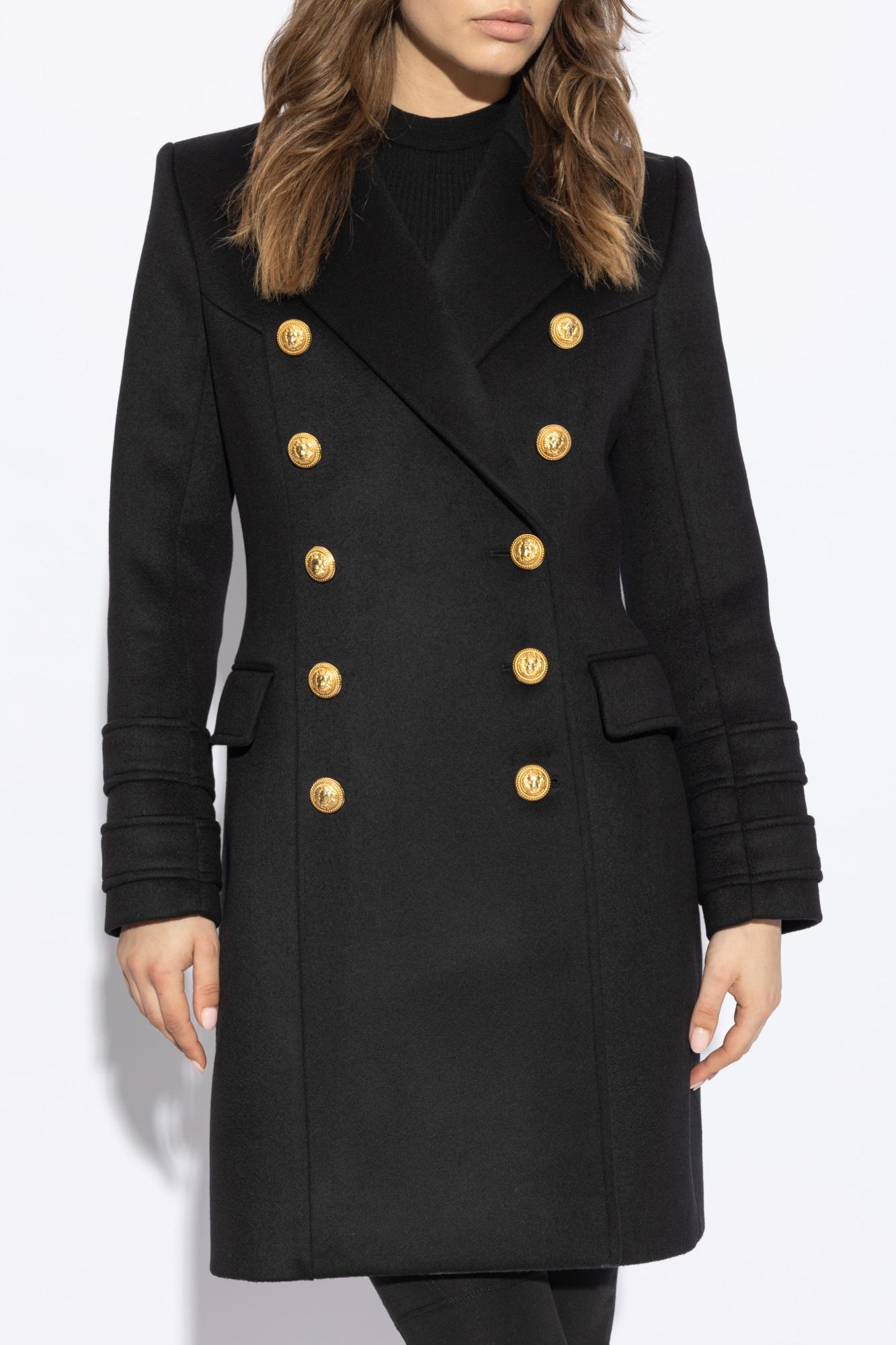 Balmain Long coats and winter coats for Women Online Sale up to 60 off Lyst Australia