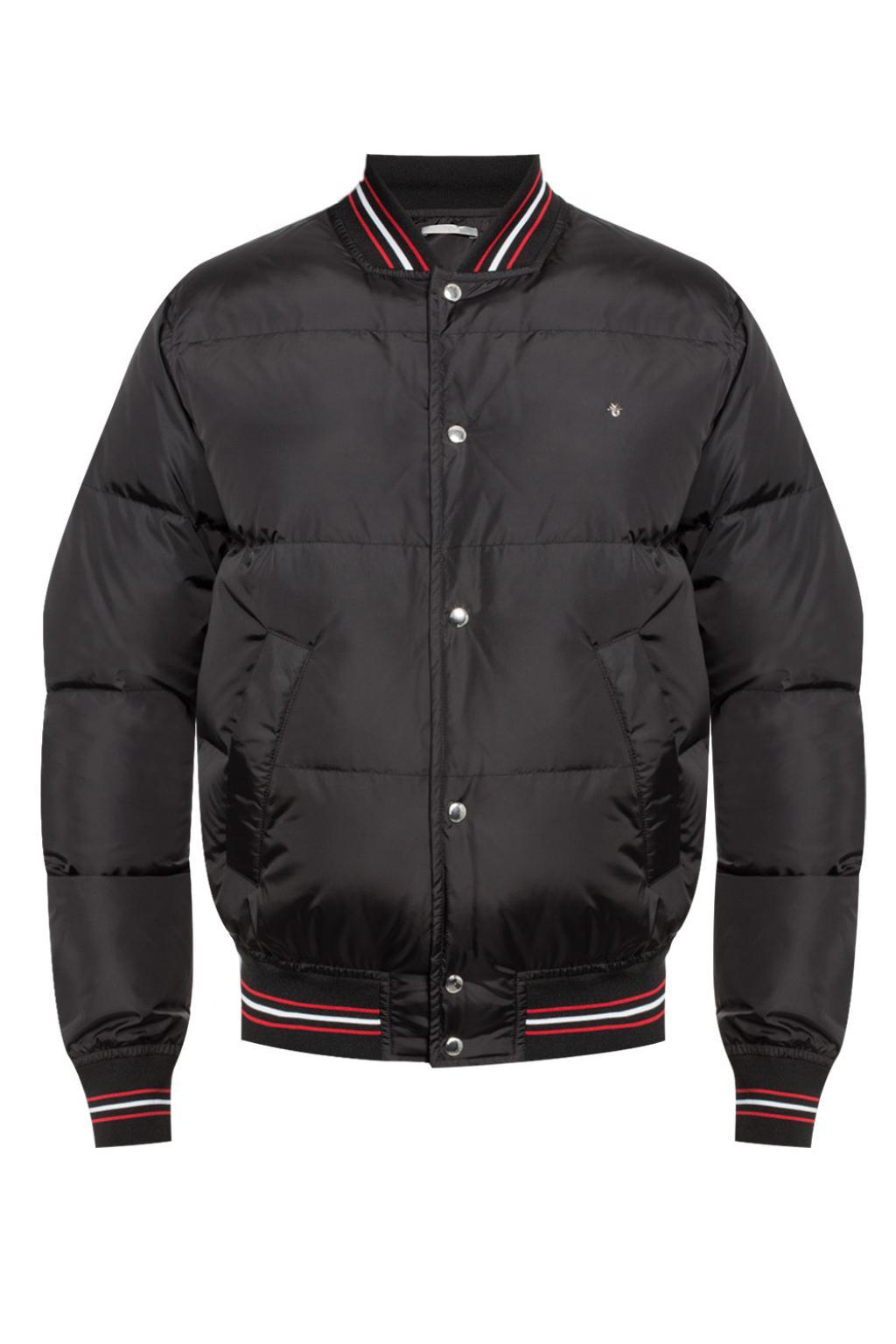 Dior Synthetic Quilted Down Jacket in Black for Men - Lyst