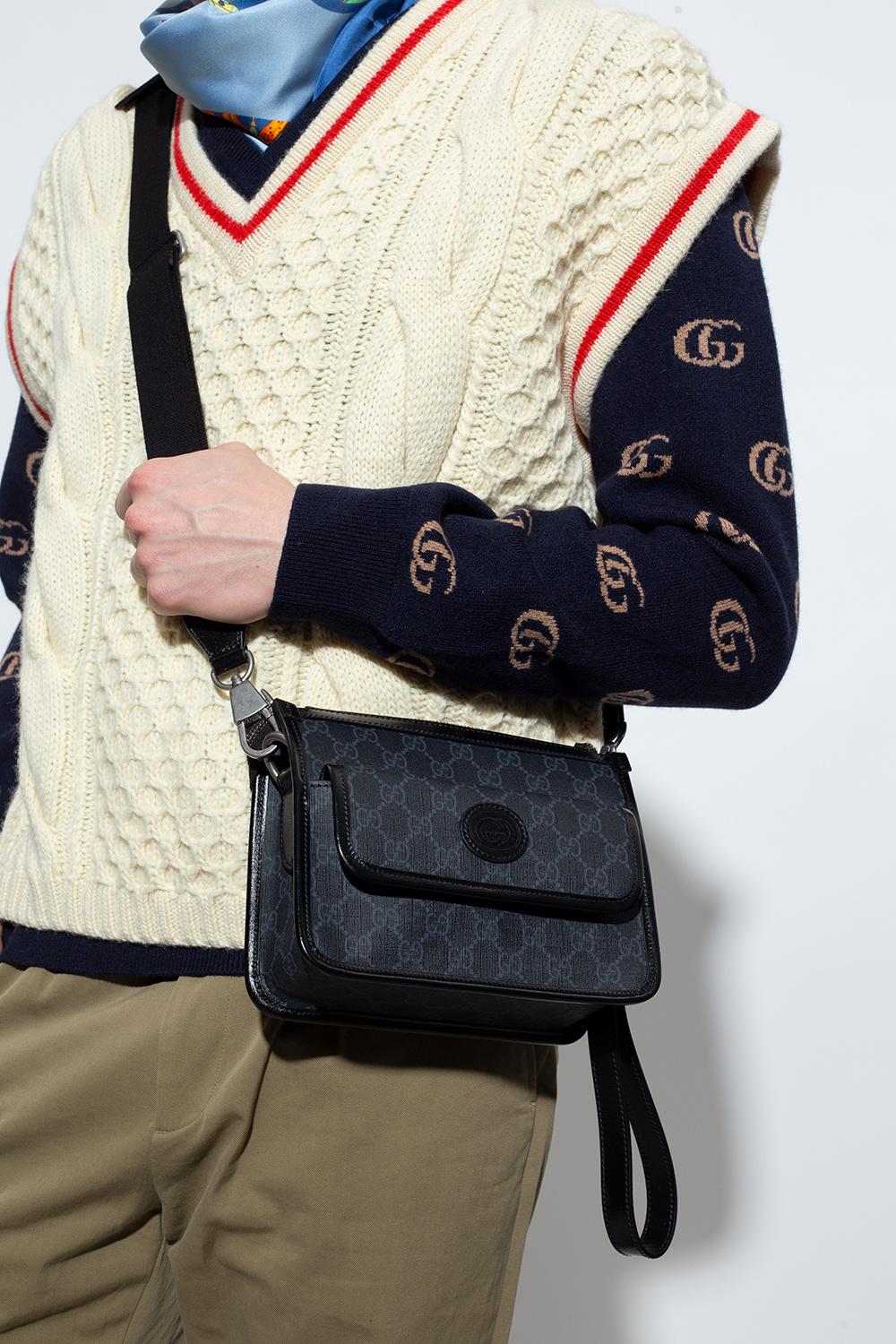 Gucci 'messenger' Shoulder Bag in Black for Men Lyst