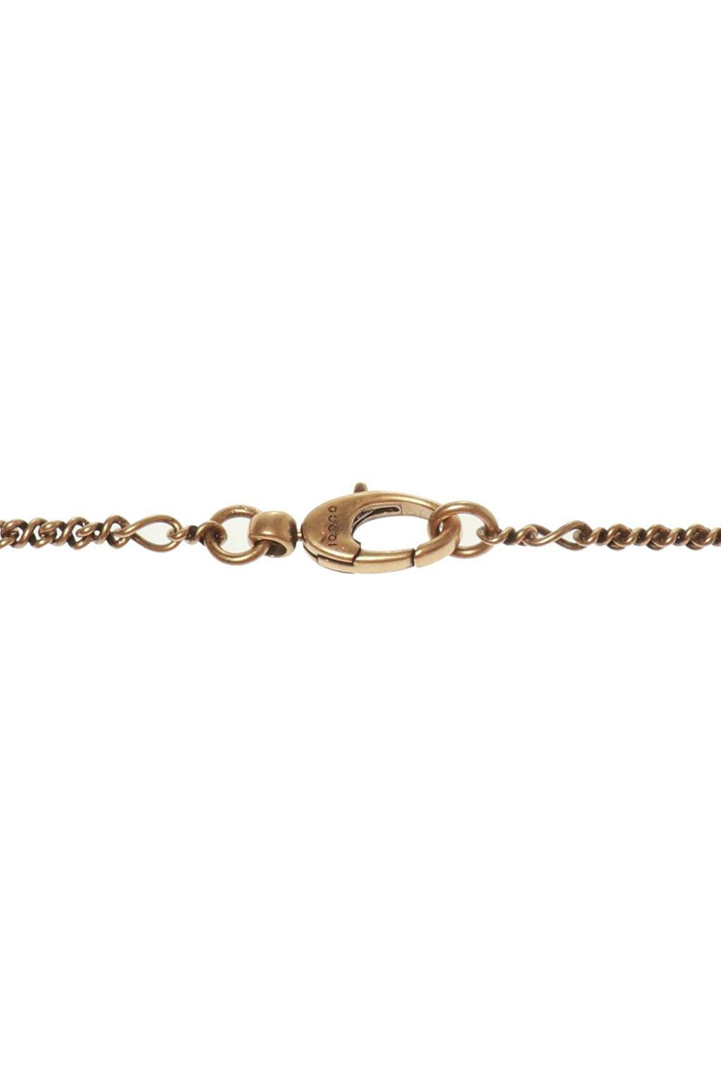 Gucci Strawberry Necklace in Gold (Metallic) | Lyst
