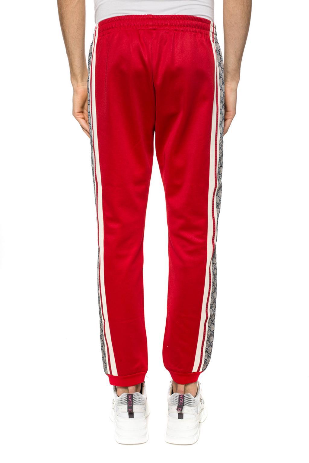 white gucci joggers